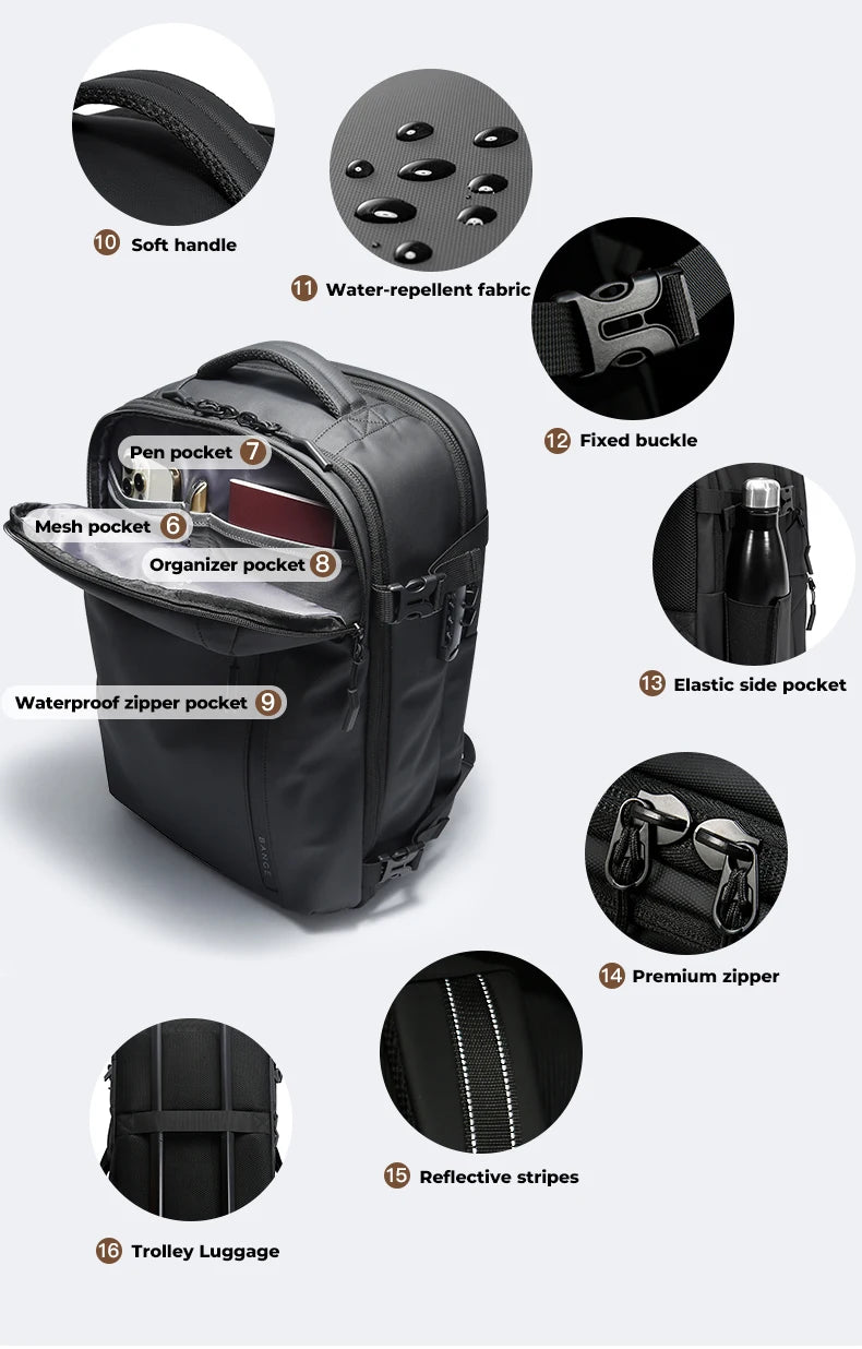 Bange Phoenix 7876-1 Travel Polyester Backpack