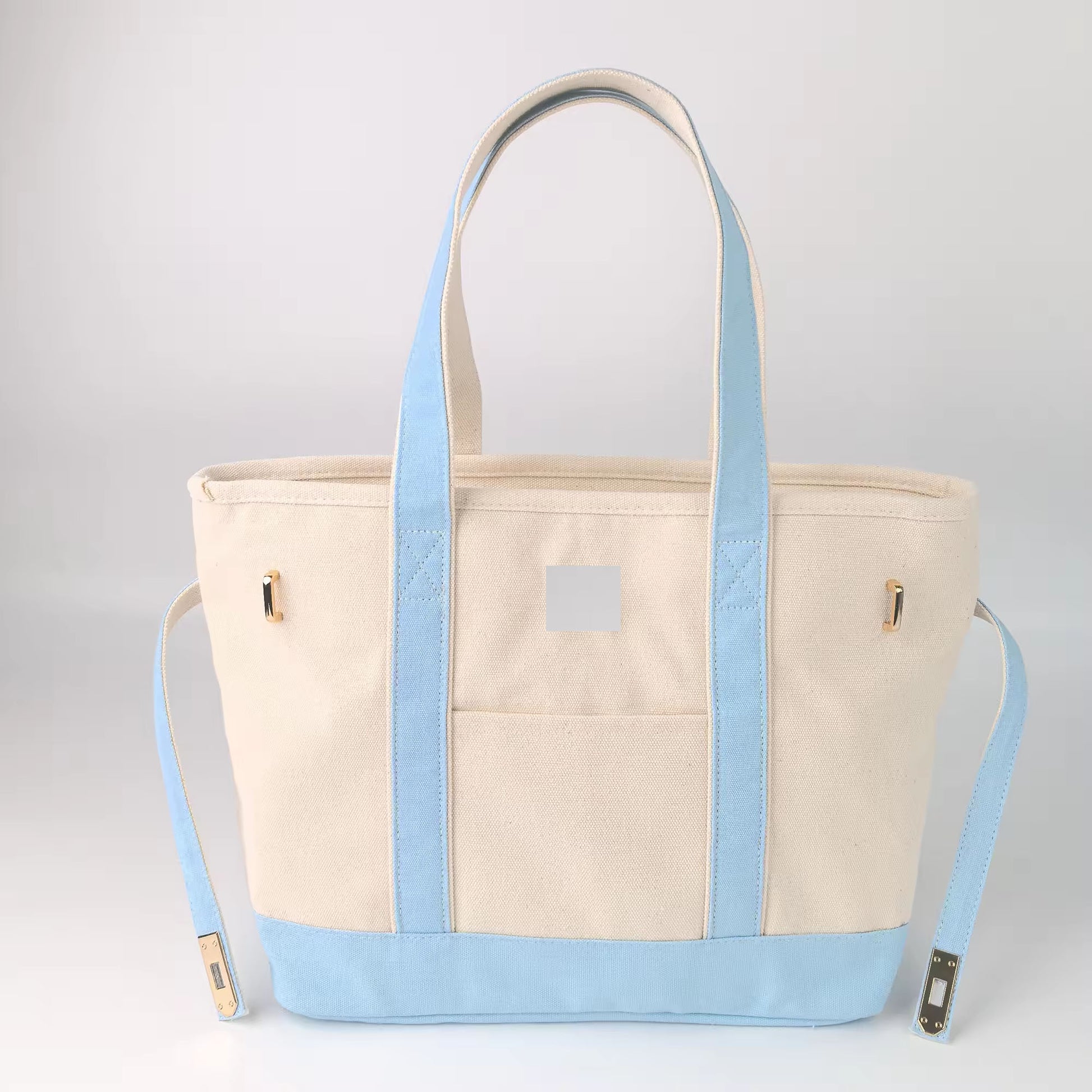 Backper Maia Canvas Boat Tote Bag — Blue