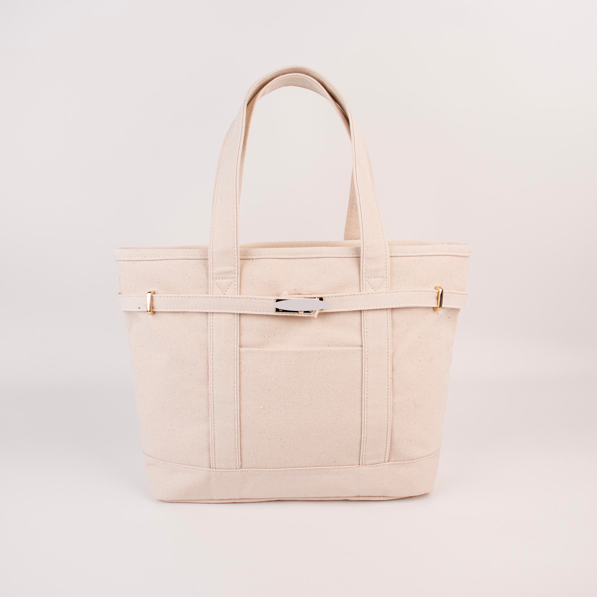 Backper Maia Canvas Boat Tote Bag — Beige
