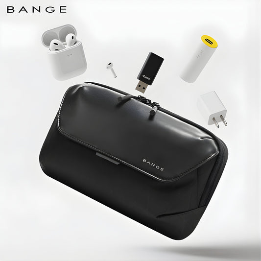 Backper Vega Water-Resistant Nylon Messenger Bag — front view