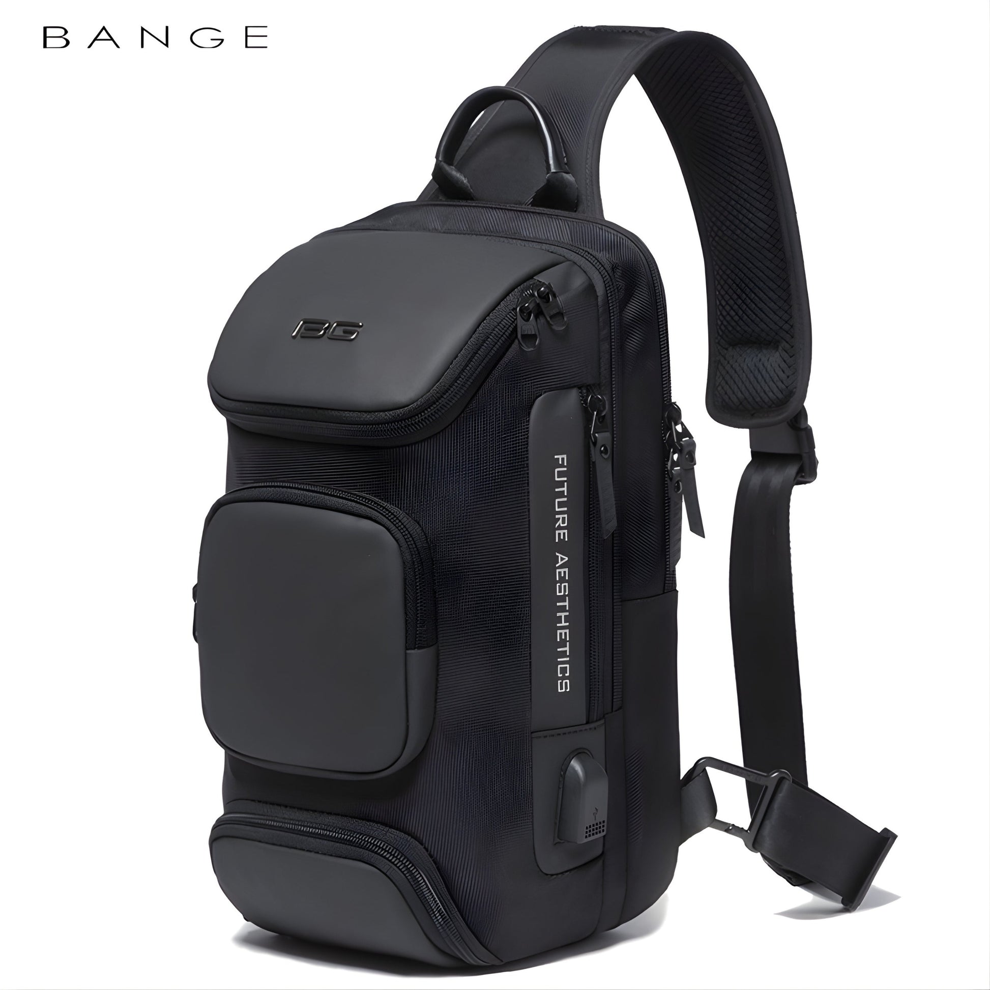 Backper Deneb Waterproof Polyester Sling Bag — back panel