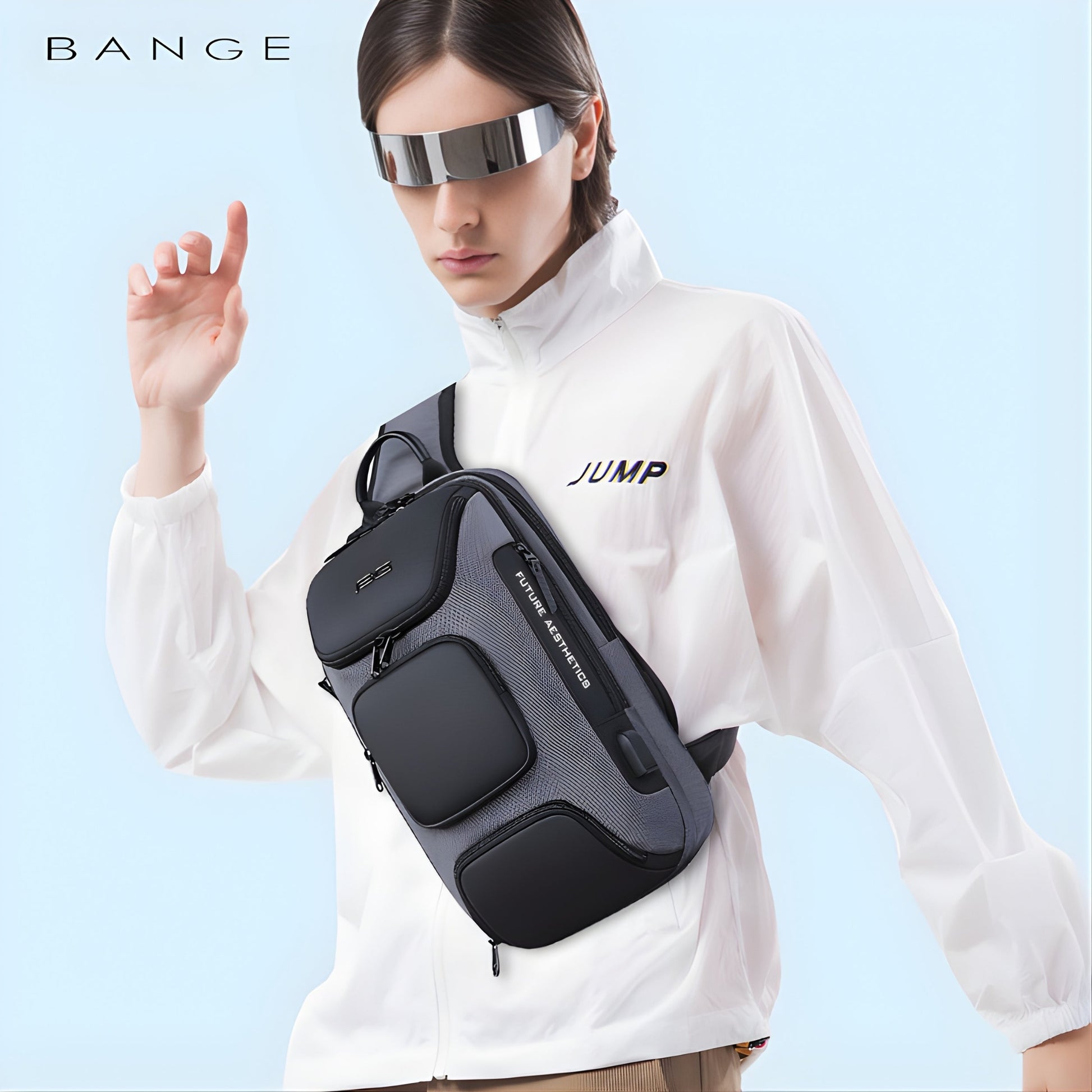 Backper Deneb Waterproof Polyester Sling Bag — lifestyle shot