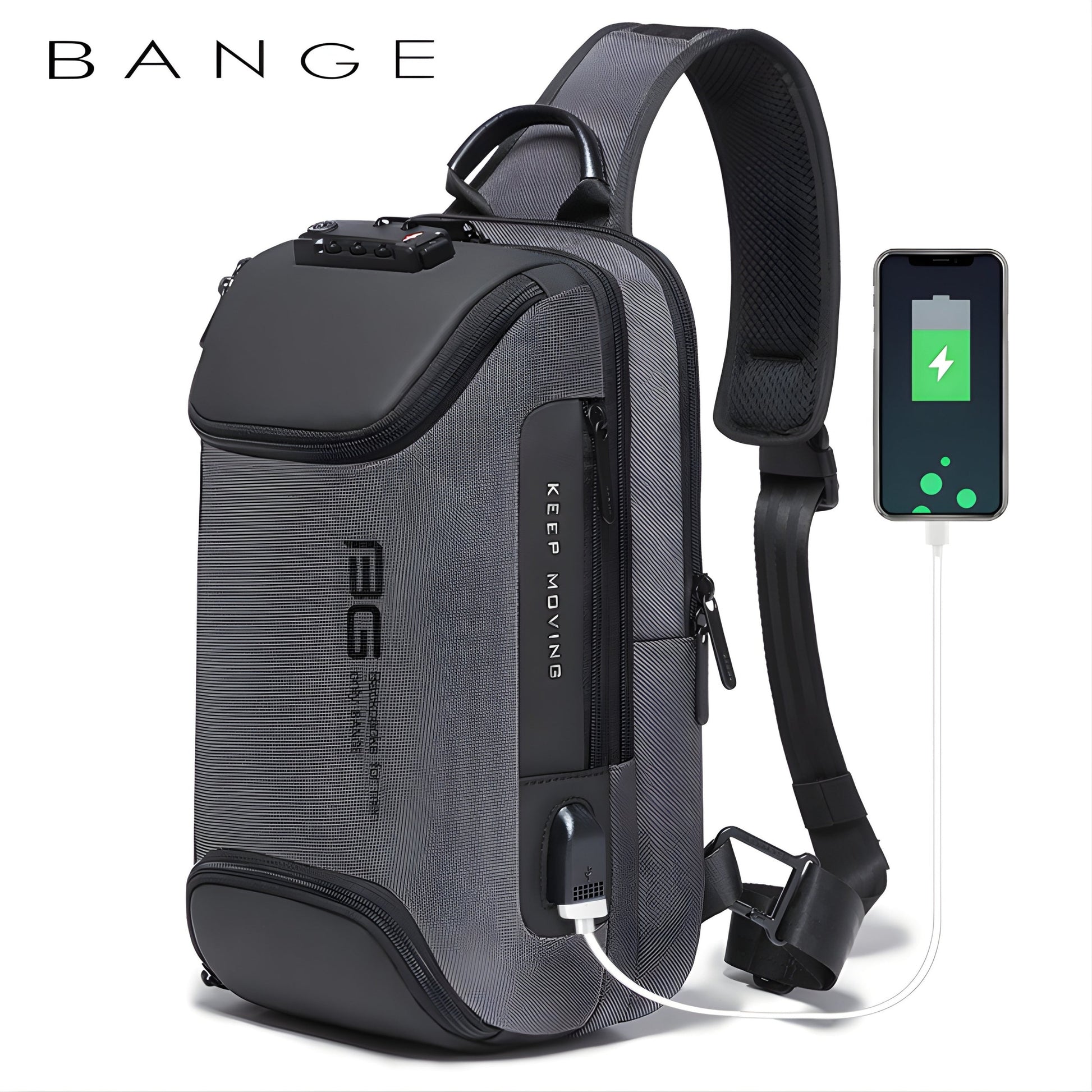 Backper Altair Waterproof Polyester Sling Bag — front view