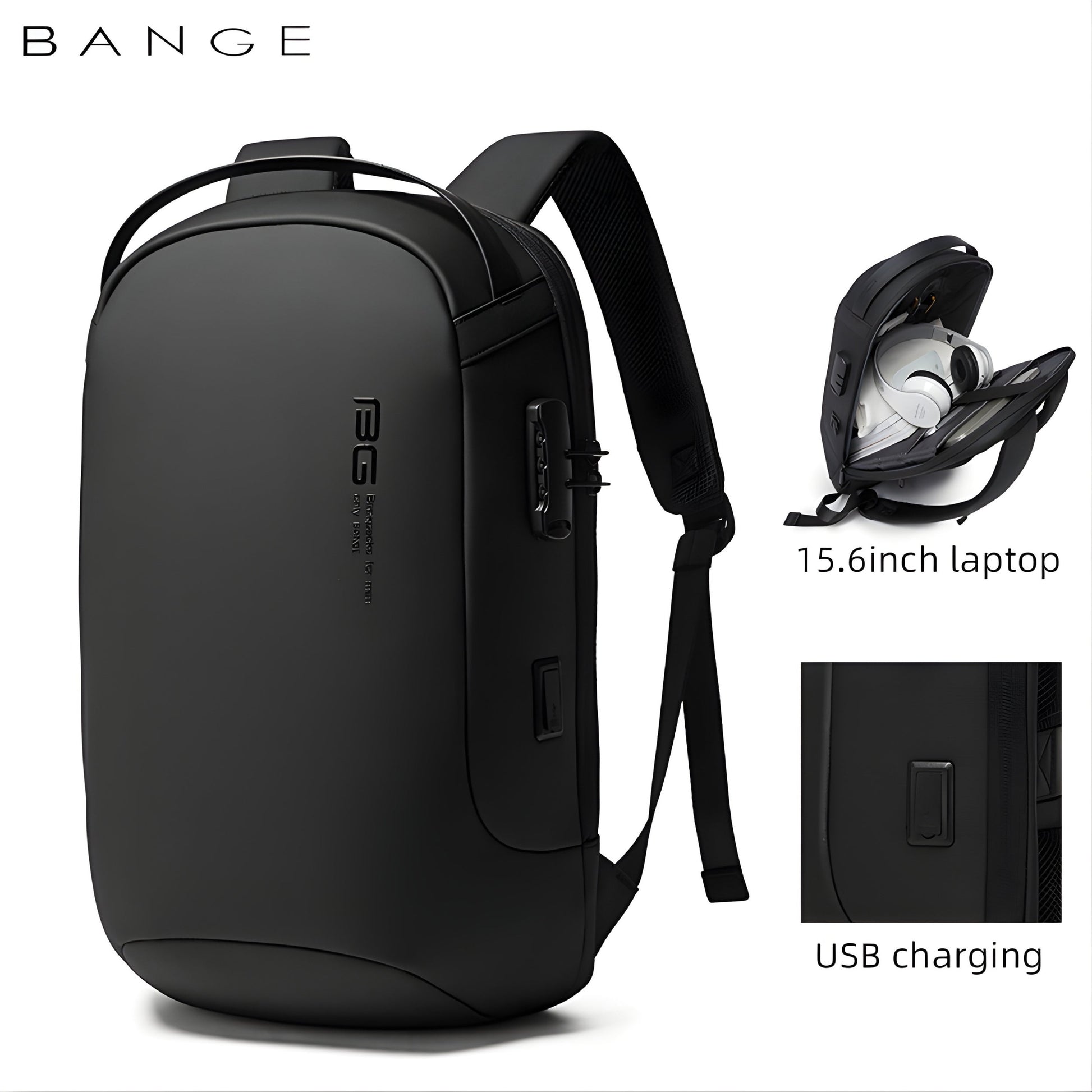 Backper Castor Anti-Theft Polyester Backpack