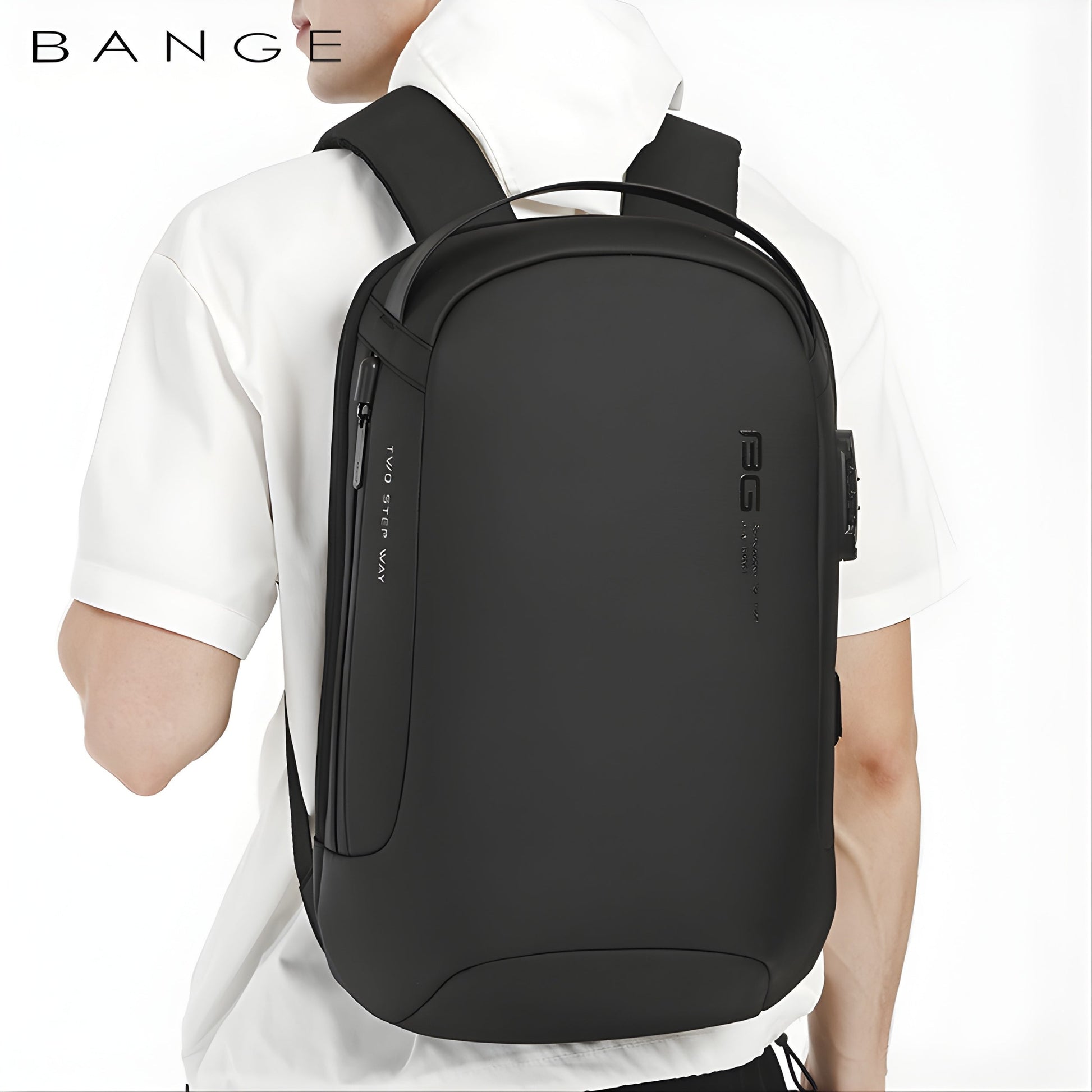 Backper Castor Anti-Theft Polyester Backpack — lifestyle shot