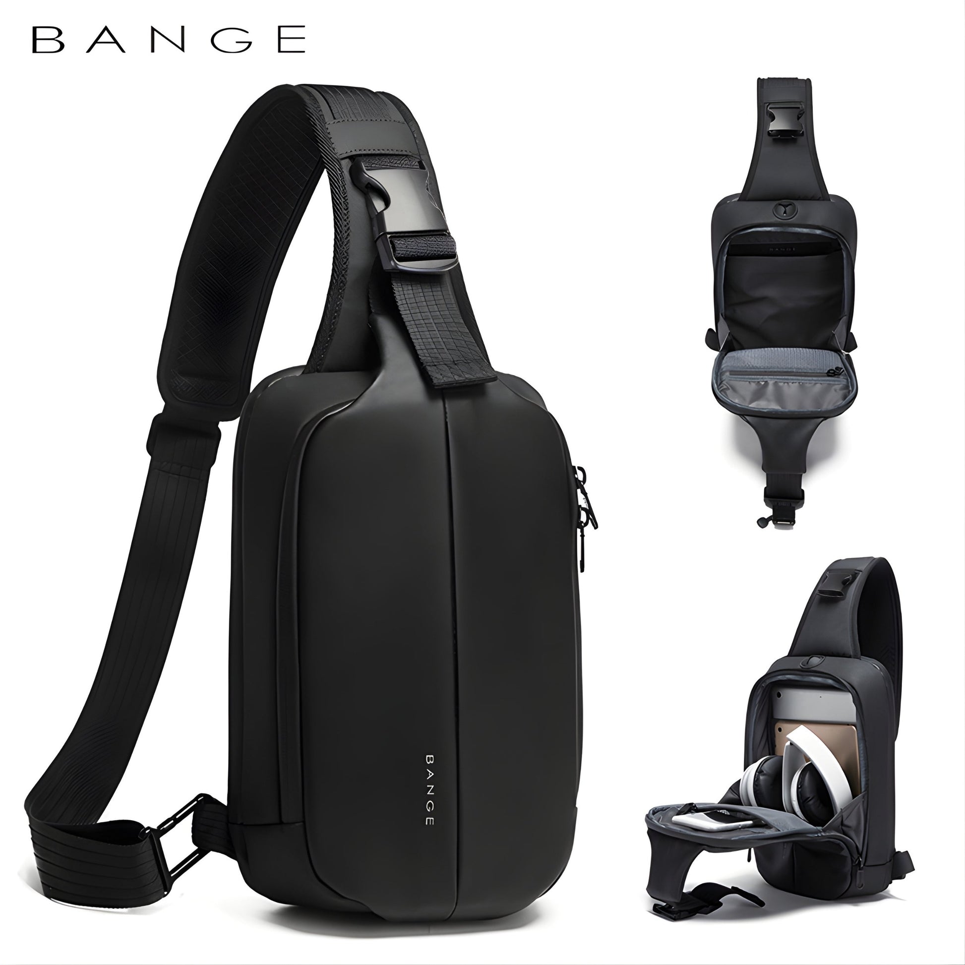 Backper Aldebaran Anti-Theft Polyester Sling Bag — front view