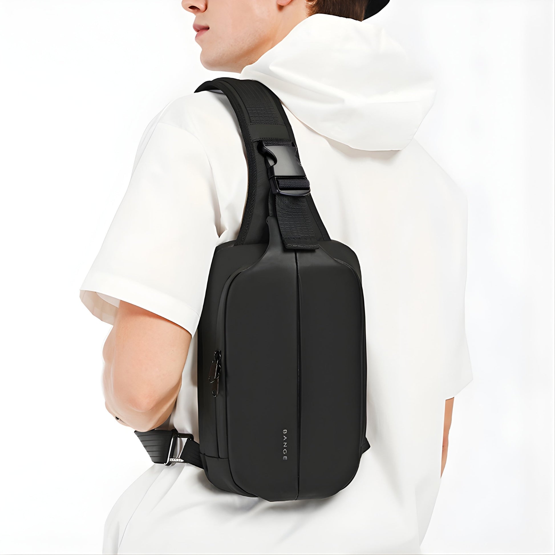 Backper Aldebaran Anti-Theft Polyester Sling Bag — interior compartment
