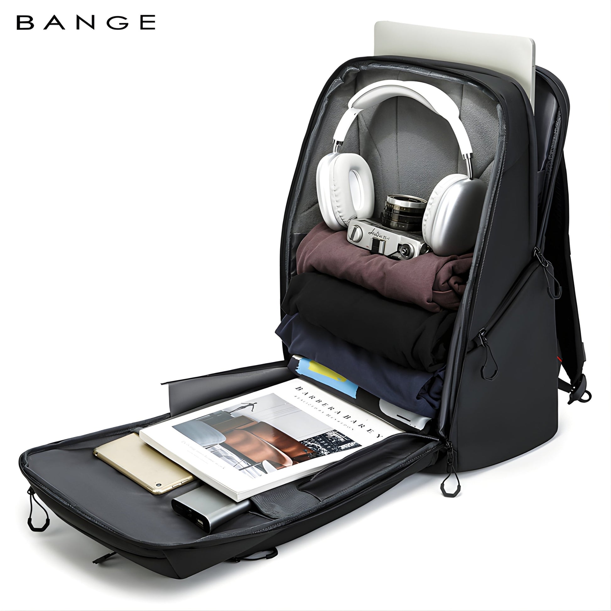 Backper Rigel Waterproof Polyester Camera Backpack — interior compartment