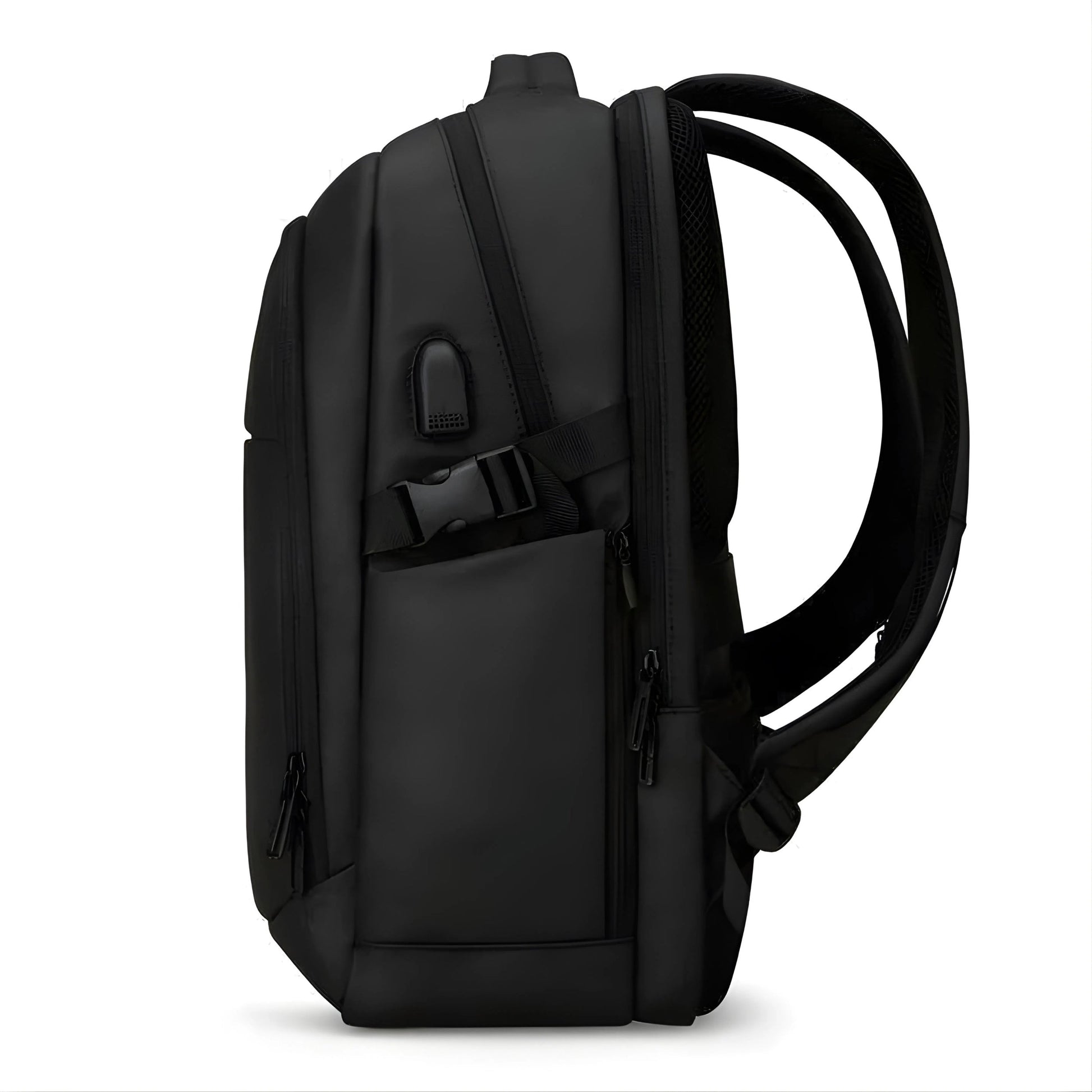 Backper Oasis Modern Oxford Backpack — side detail
