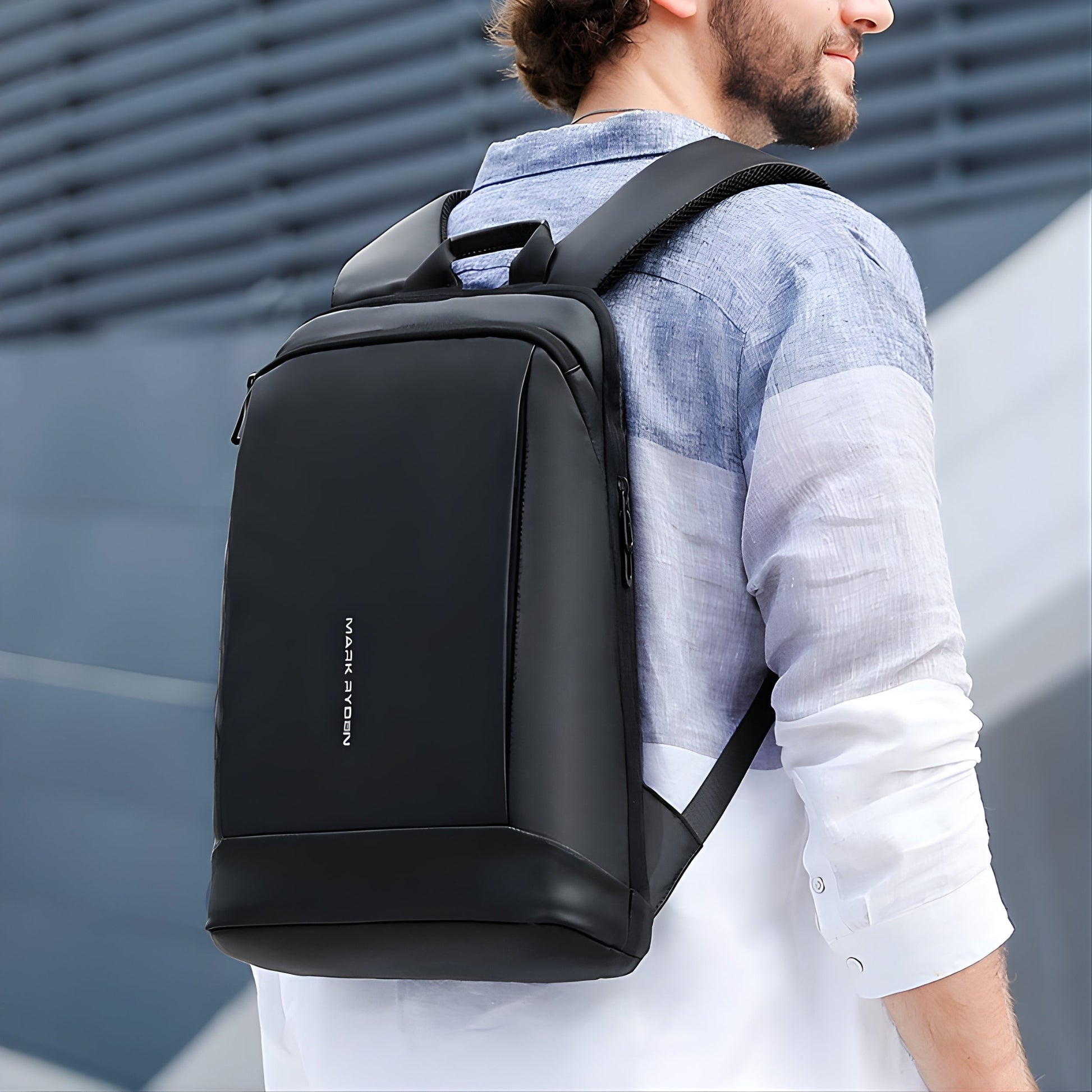 Backper Indus Anti-Theft Oxford Backpack — size reference