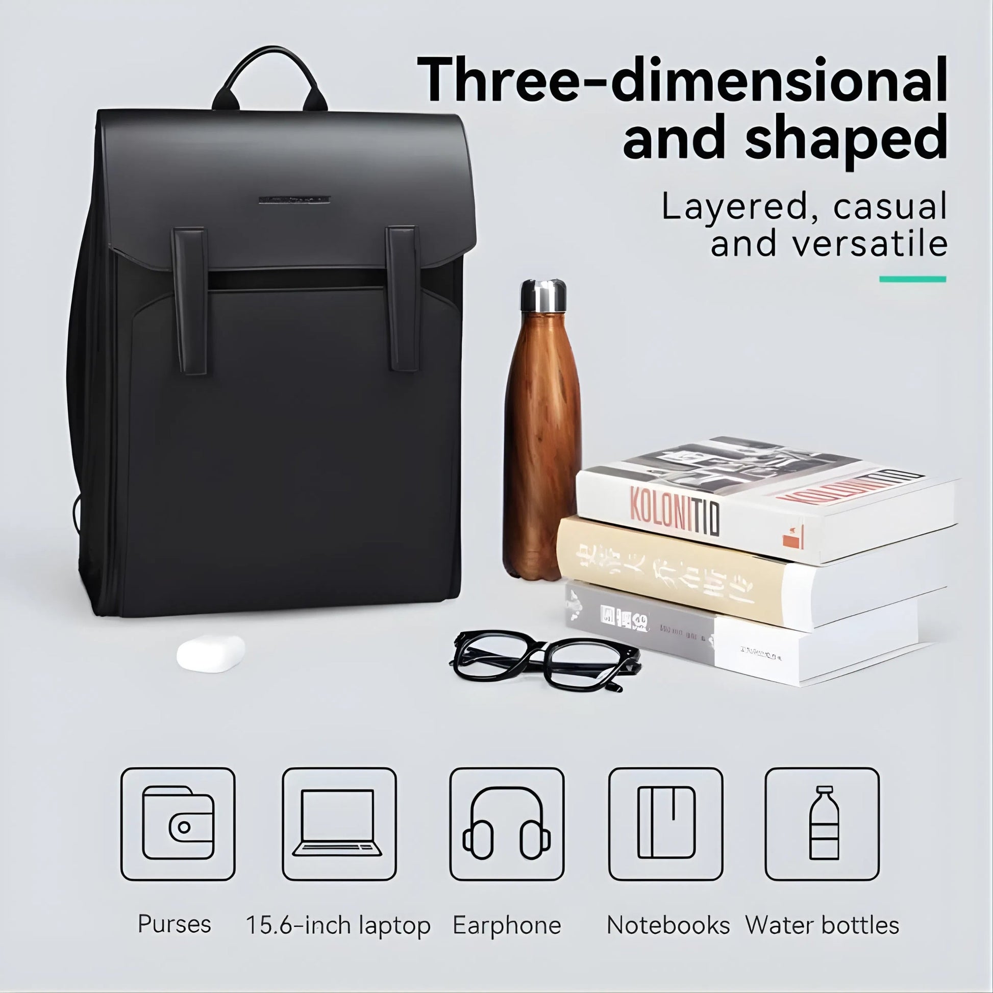 Backper Mirage Anti-Theft Oxford Backpack — color option