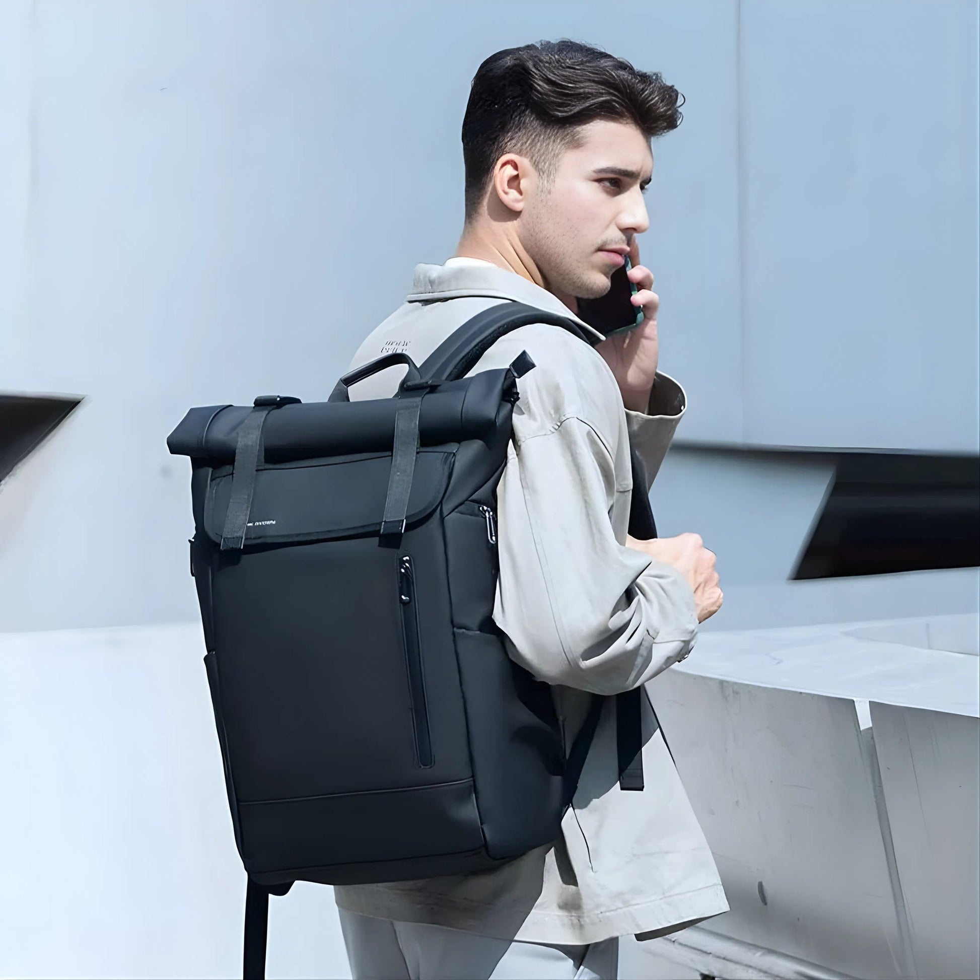 Backper Andros Waterproof Oxford Backpack — lifestyle shot