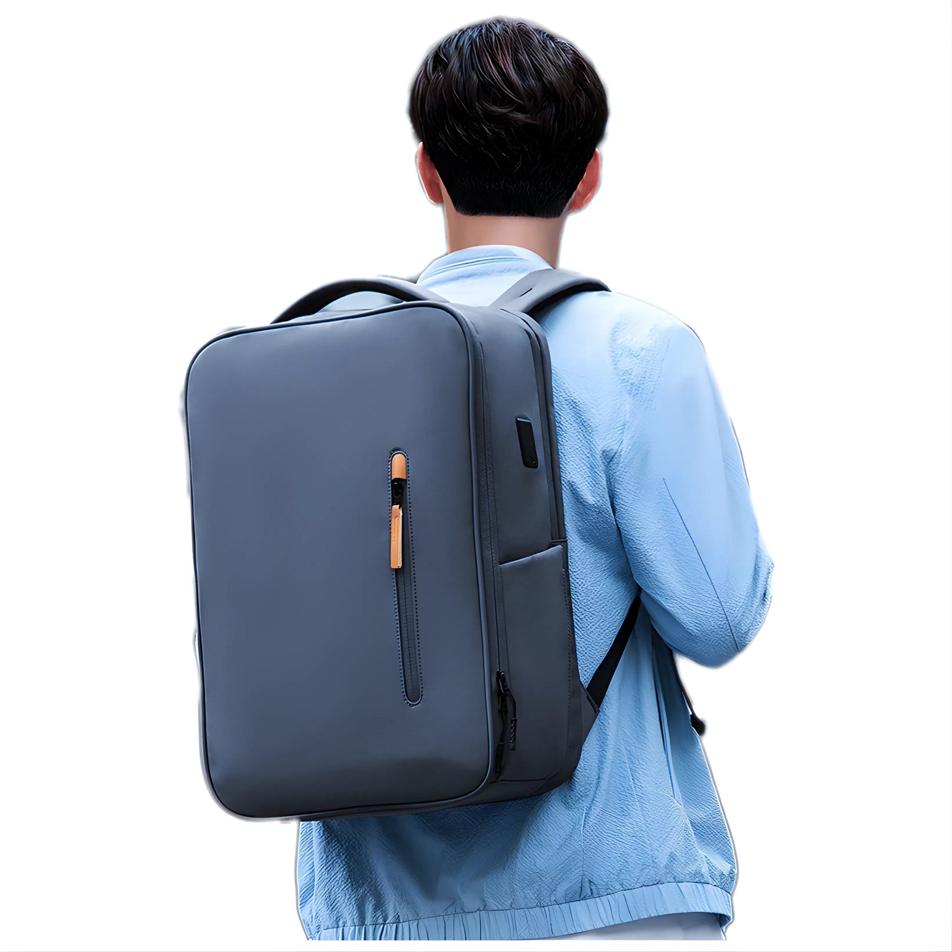 Backper Vulpecula Anti-Theft Oxford Backpack — interior compartment