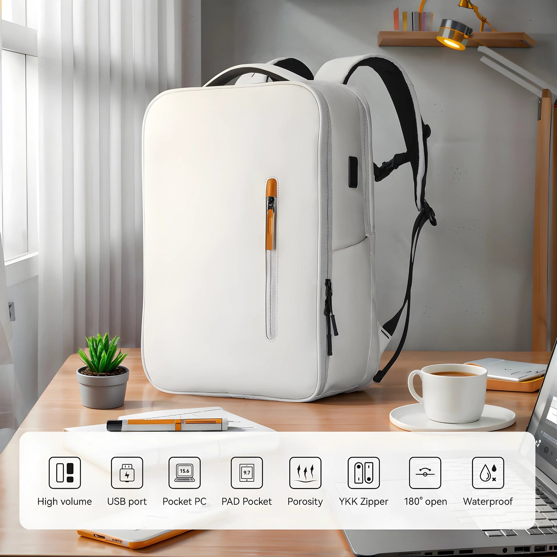 Backper Vulpecula Anti-Theft Oxford Backpack — size reference
