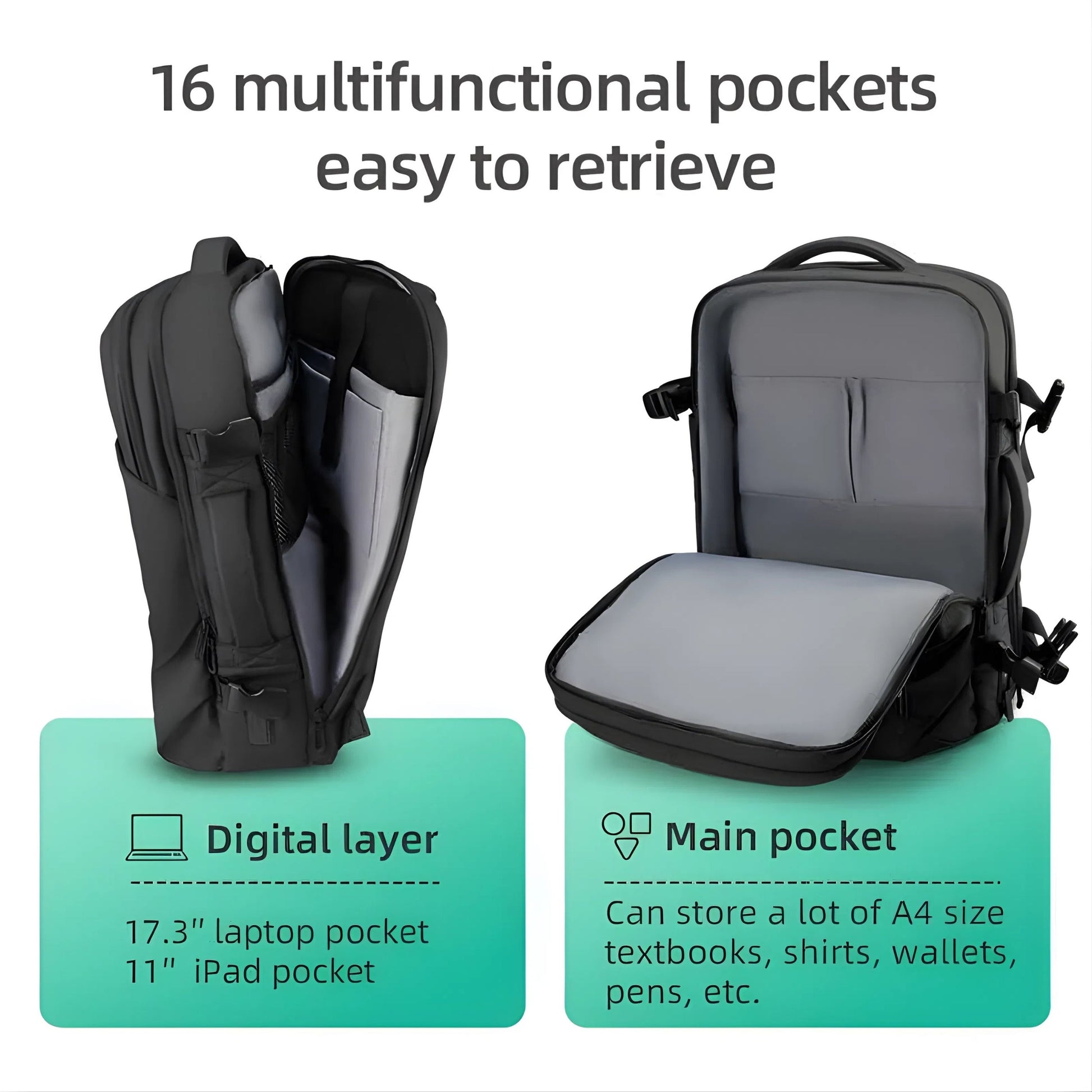 Backper Telescopium Travel Oxford Backpack — lifestyle shot