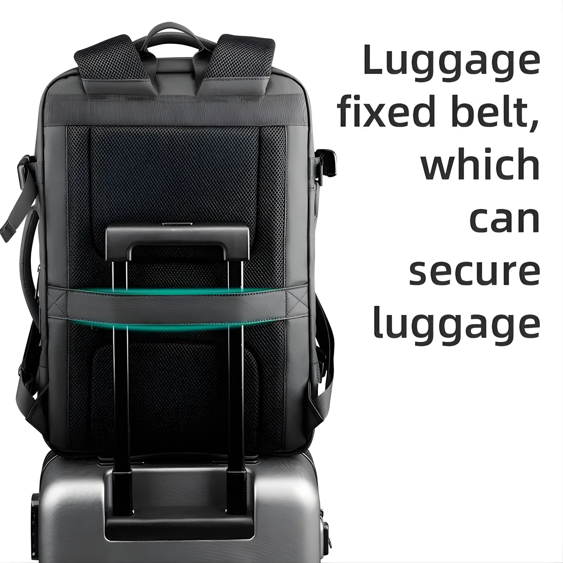 Backper Telescopium Travel Oxford Backpack — feature detail