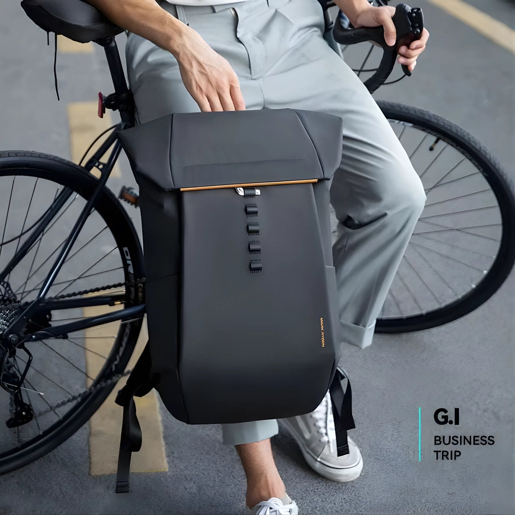 Backper Reticulum Waterproof Oxford Backpack — interior compartment