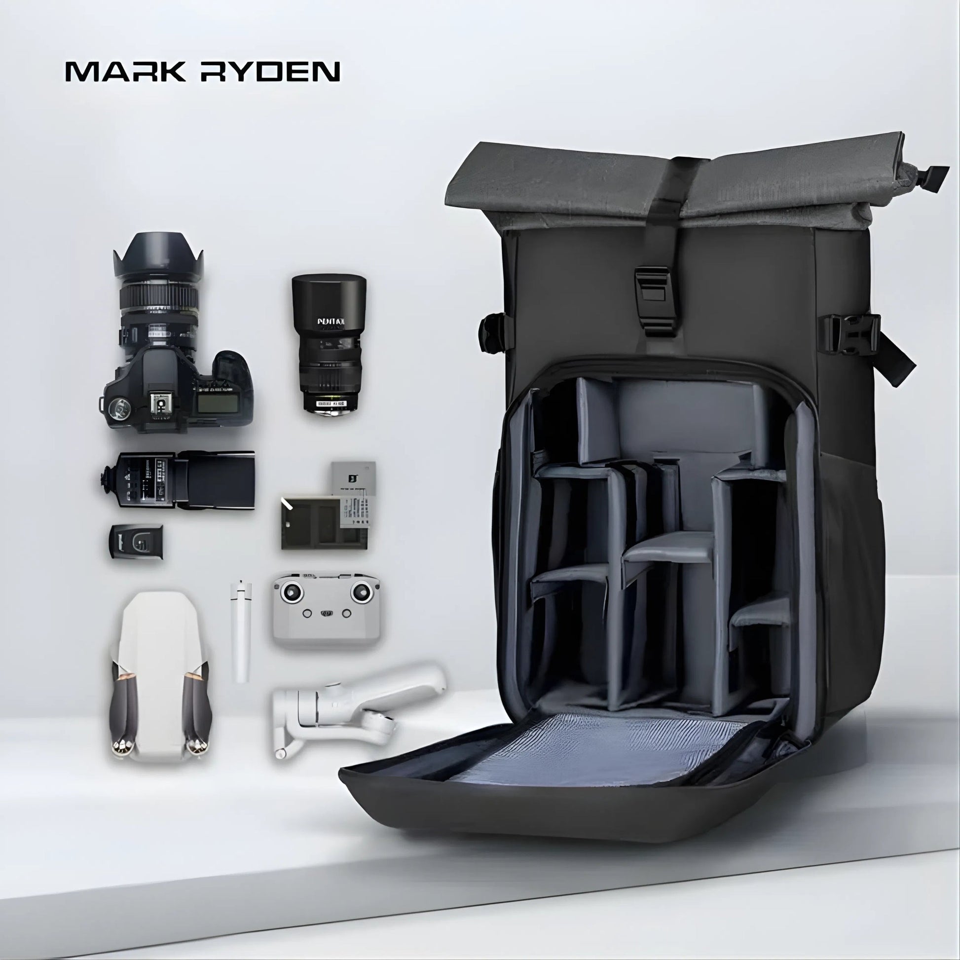 Backper Volans Travel Oxford Backpack — in use