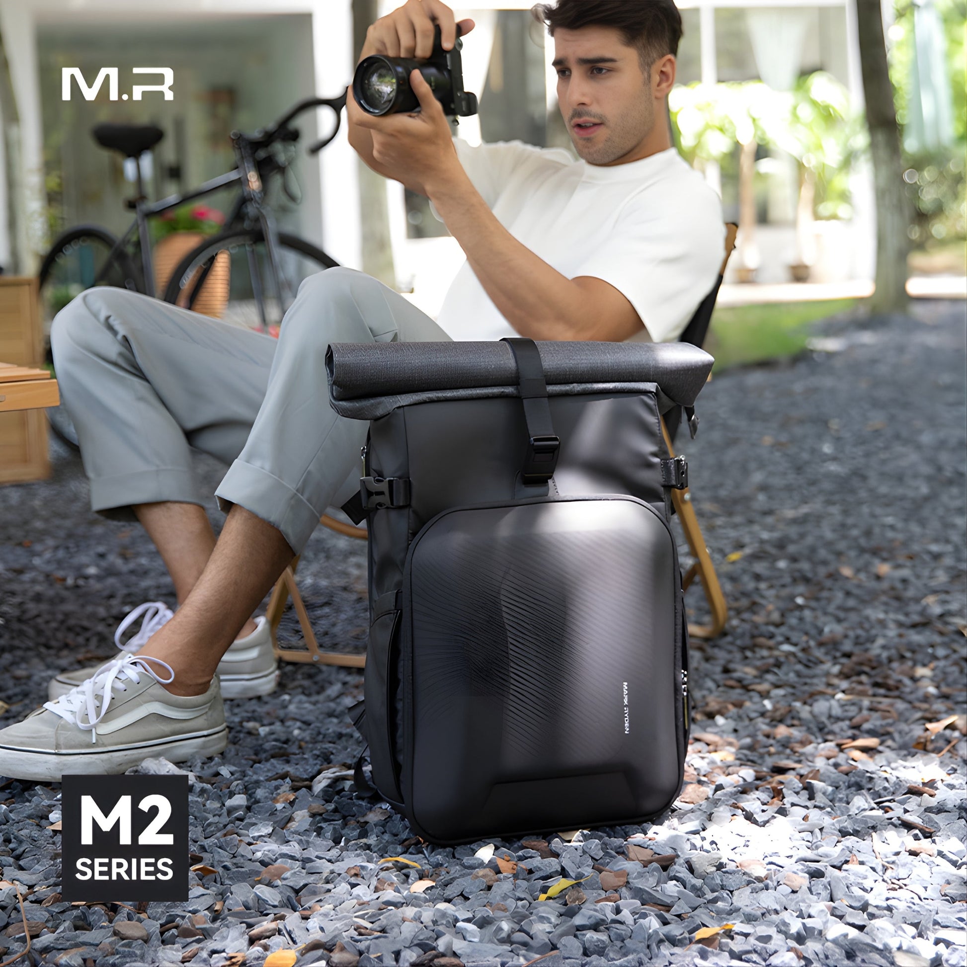 Backper Volans Travel Oxford Backpack — feature detail
