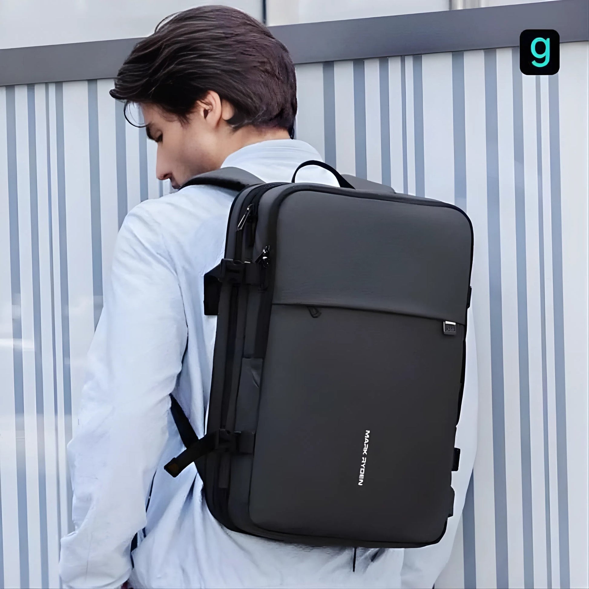 Backper Sagitta Anti-Theft Oxford Backpack — color option