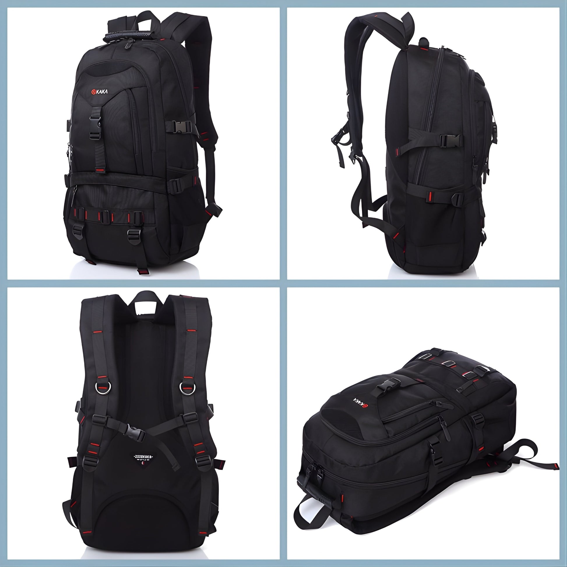 Backper Taurus Anti-Theft Polyester Backpack — side detail