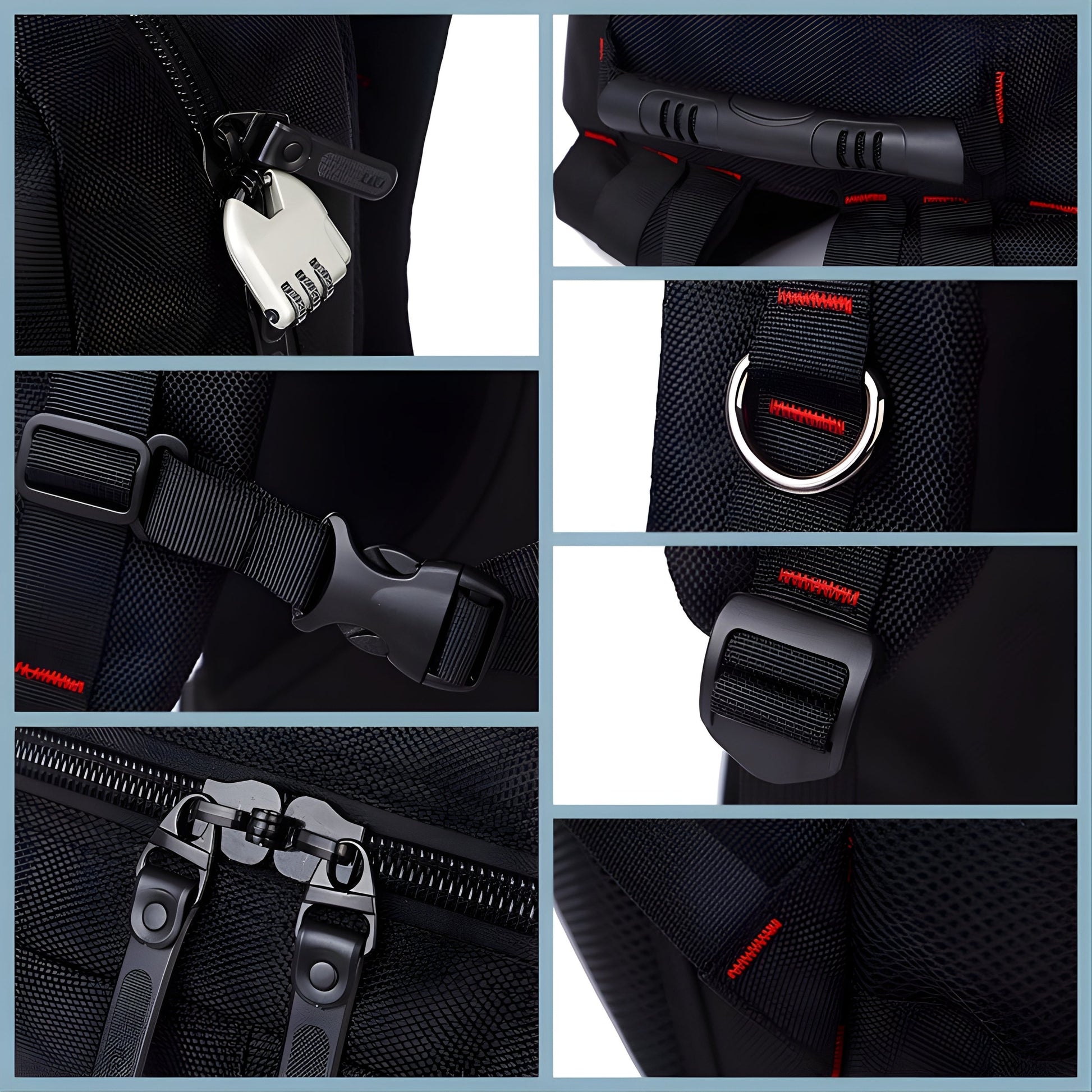 Backper Taurus Anti-Theft Polyester Backpack — interior compartment