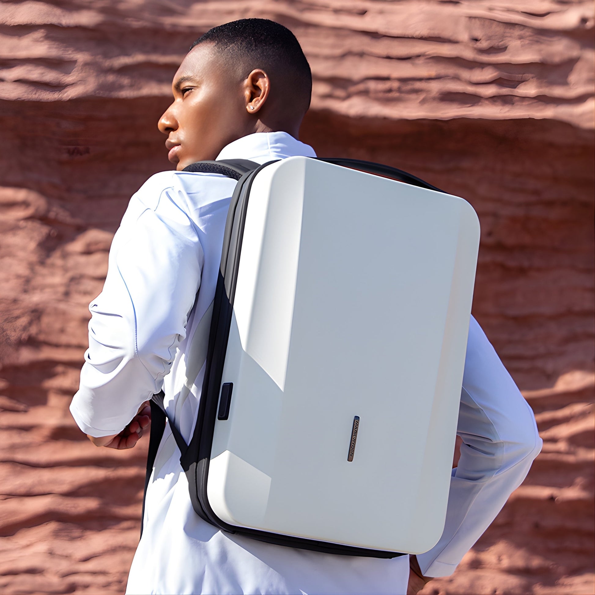 Backper Ophiuchus Anti-Theft Oxford Backpack — interior compartment