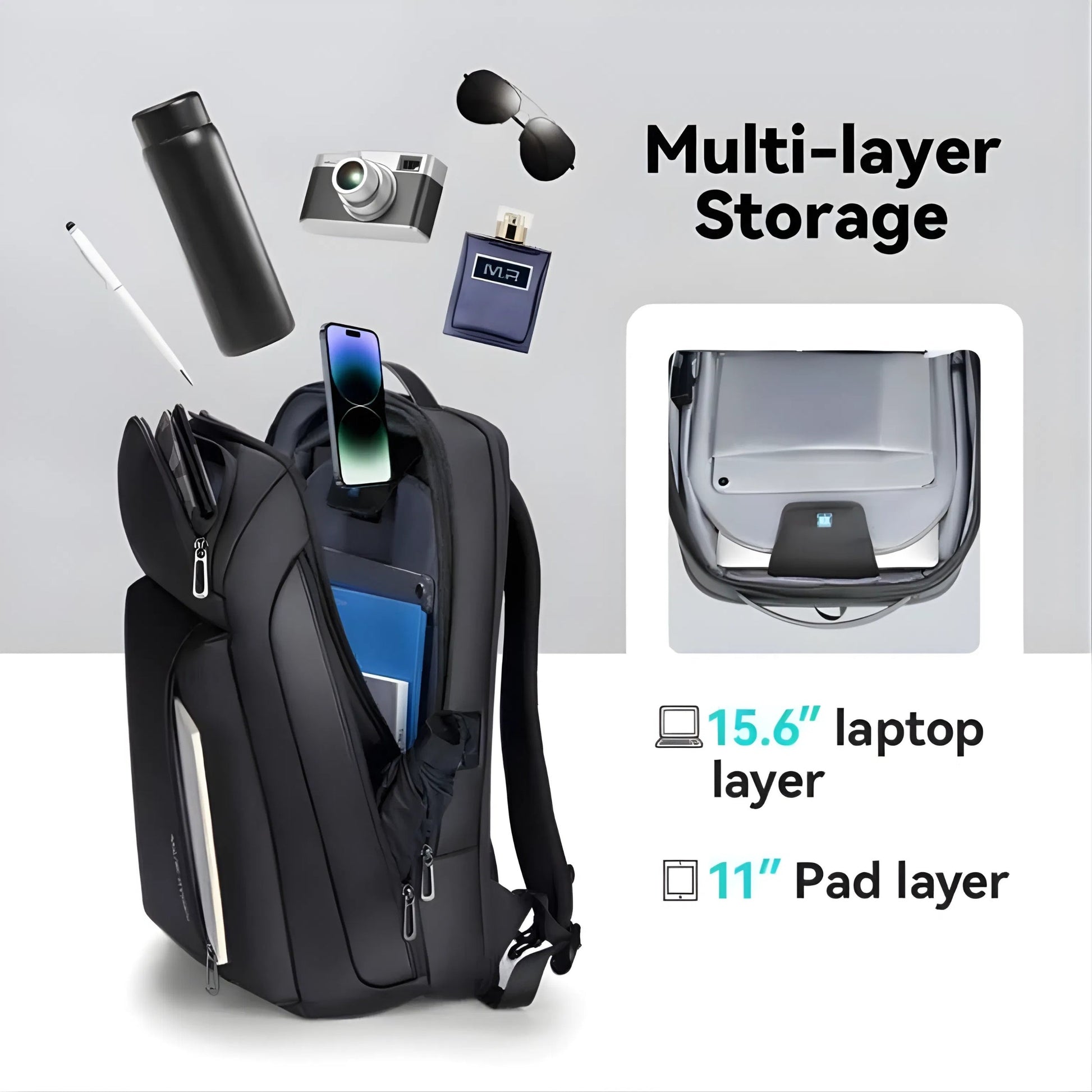 Backper Scutum Waterproof Oxford Backpack — color option