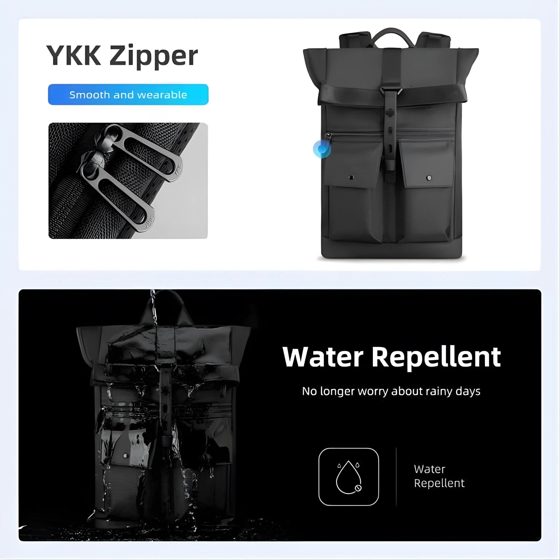 Backper Serpens Waterproof Oxford Backpack — lifestyle shot