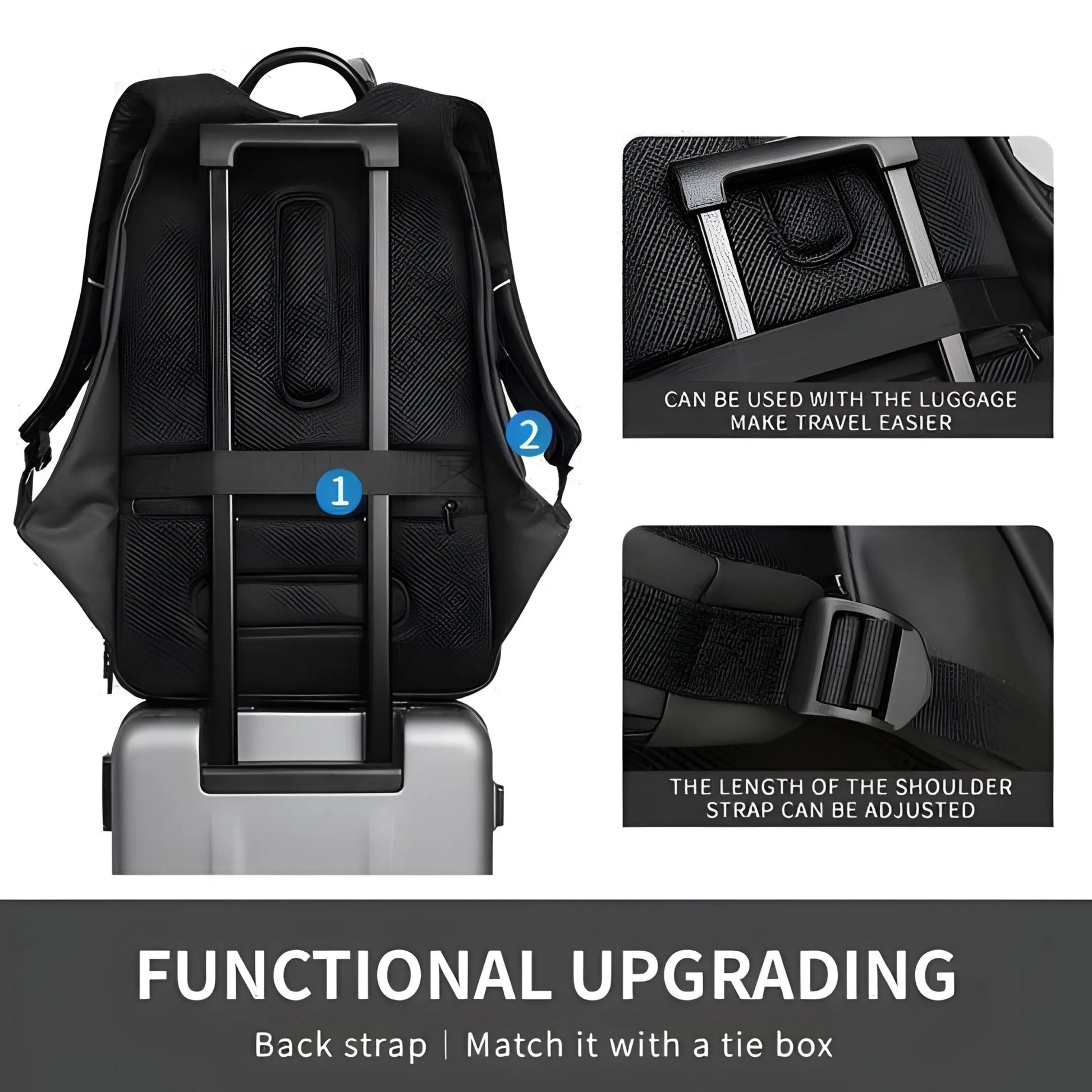 Backper Sextans Waterproof Oxford Backpack — color option