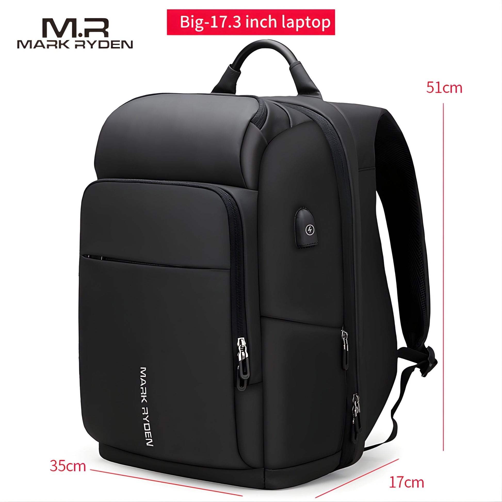 Backper Sextans Waterproof Oxford Backpack — in use
