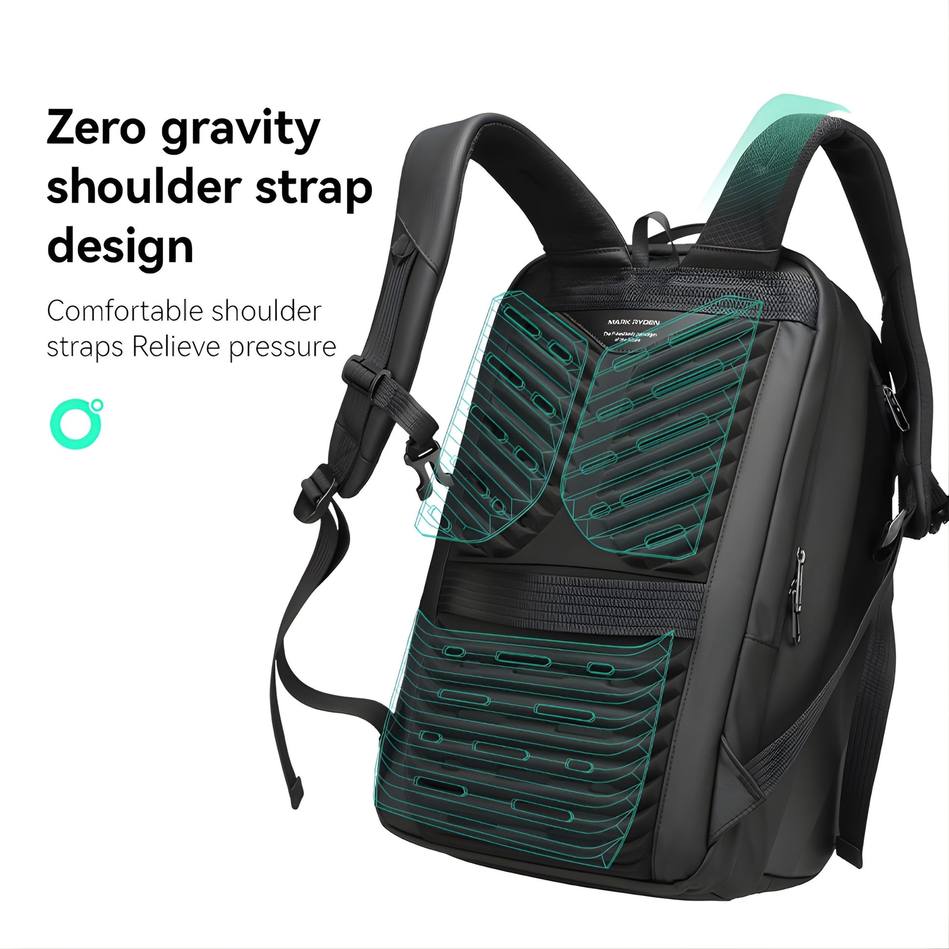 Backper Tucana Anti-Theft Oxford Backpack — size reference
