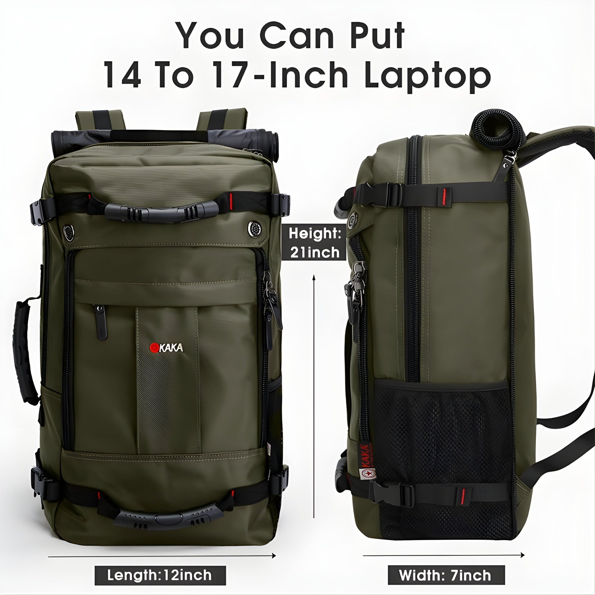Backper Hydra Waterproof Polyester Backpack — lifestyle shot
