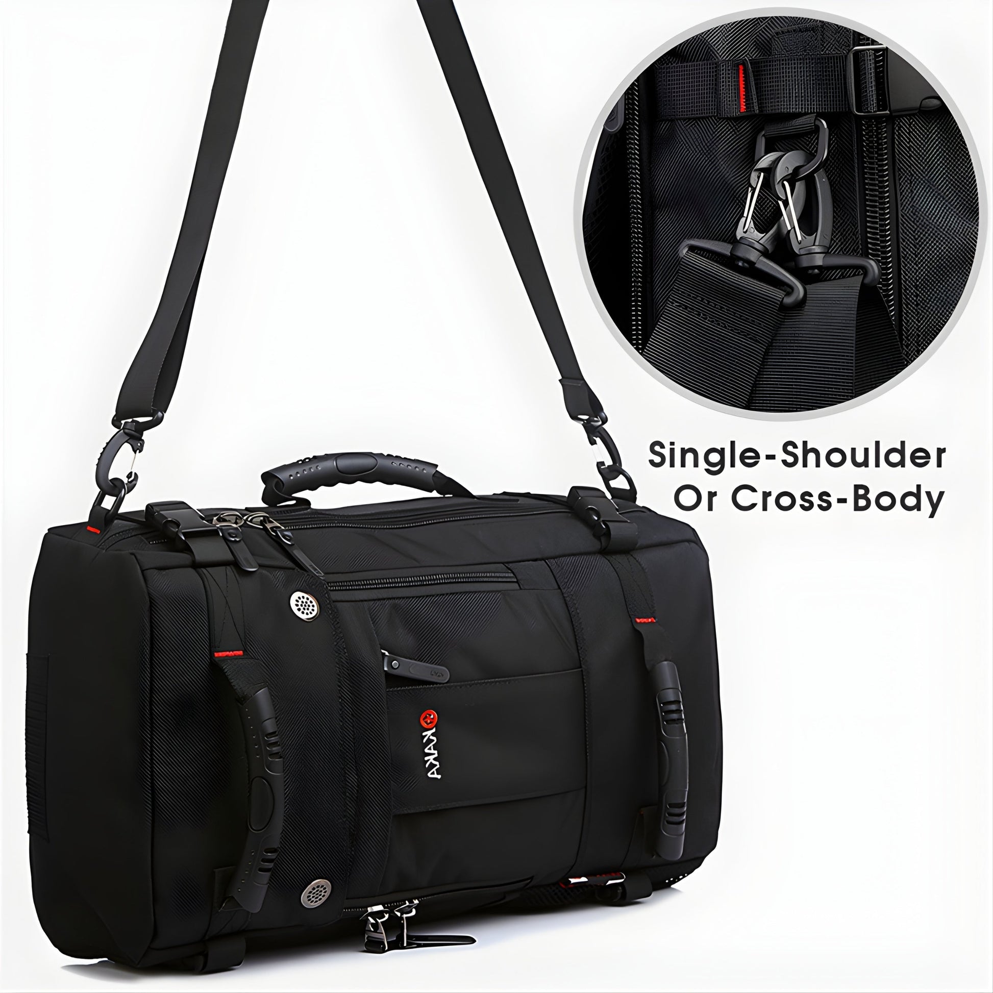 Backper Hydra Waterproof Polyester Backpack — open view