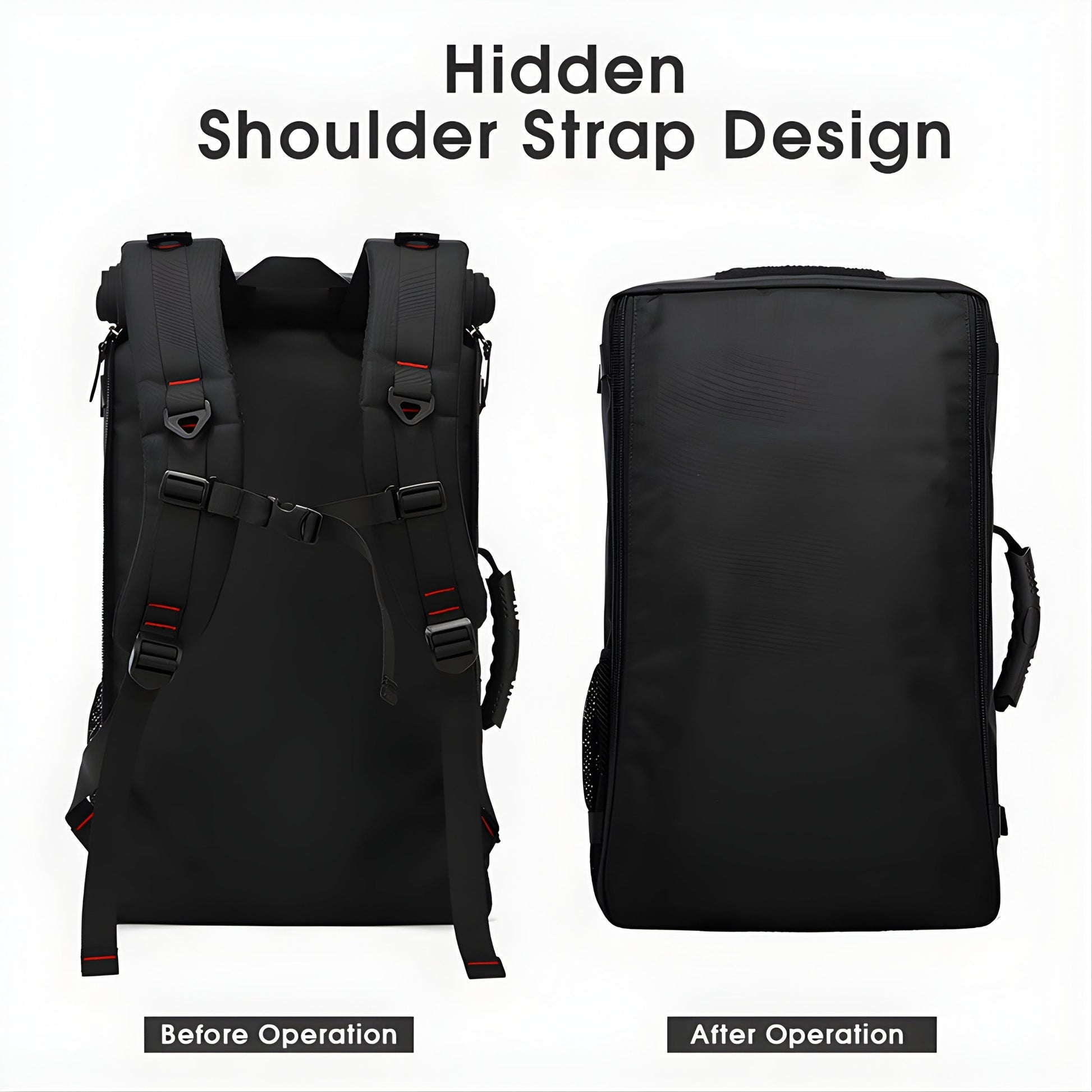 Backper Hydra Waterproof Polyester Backpack — in use