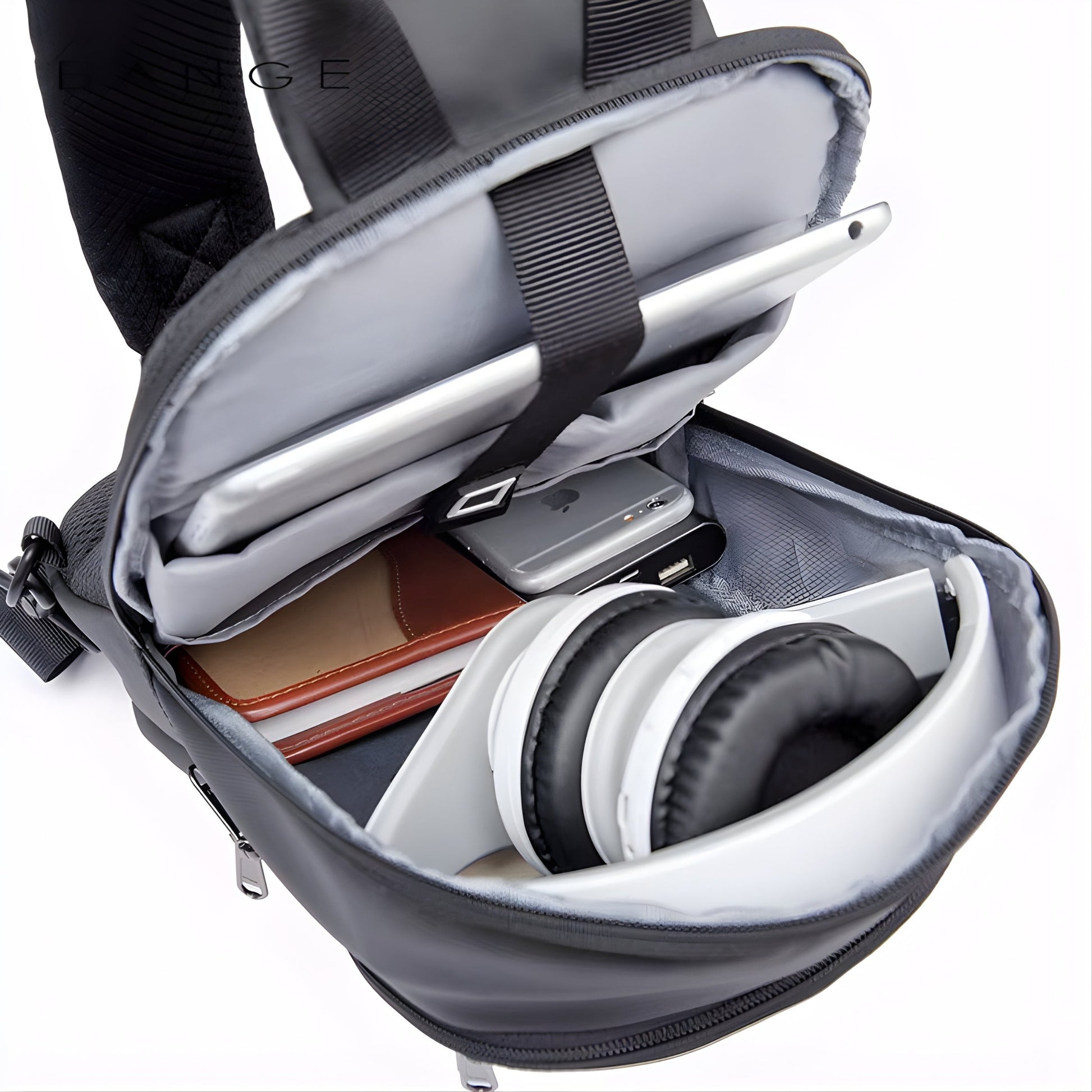 Backper Carina Anti-Theft Nylon Sling Bag — feature detail