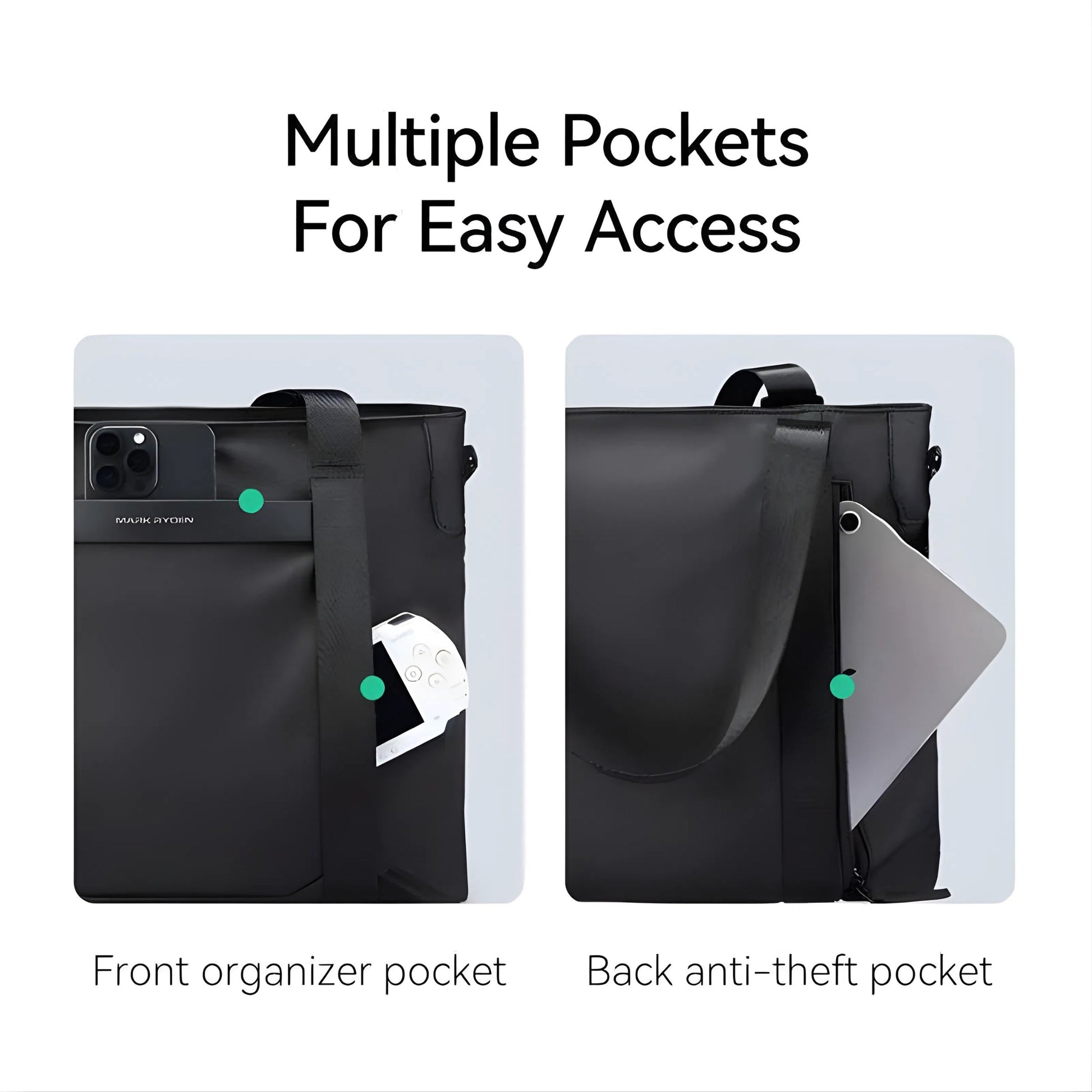 Backper Norma Travel Oxford Backpack — feature detail