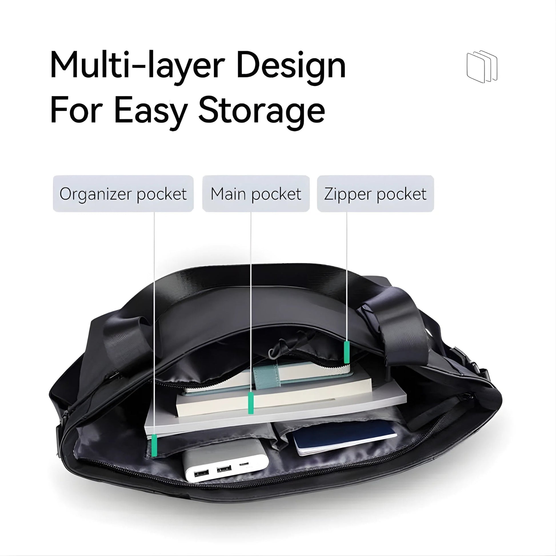 Backper Norma Travel Oxford Backpack — in use