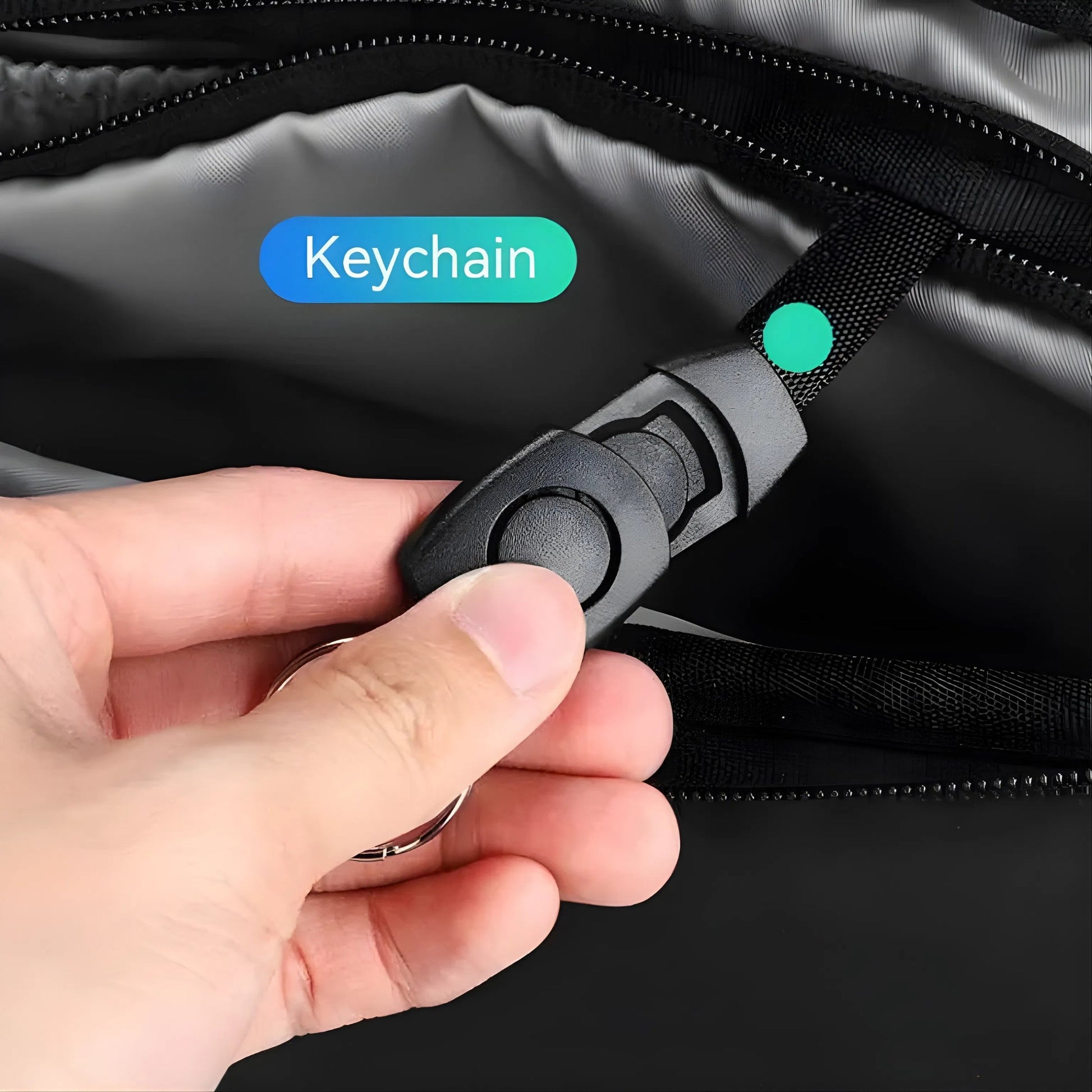 Backper Lynx Waterproof Oxford Backpack — in use