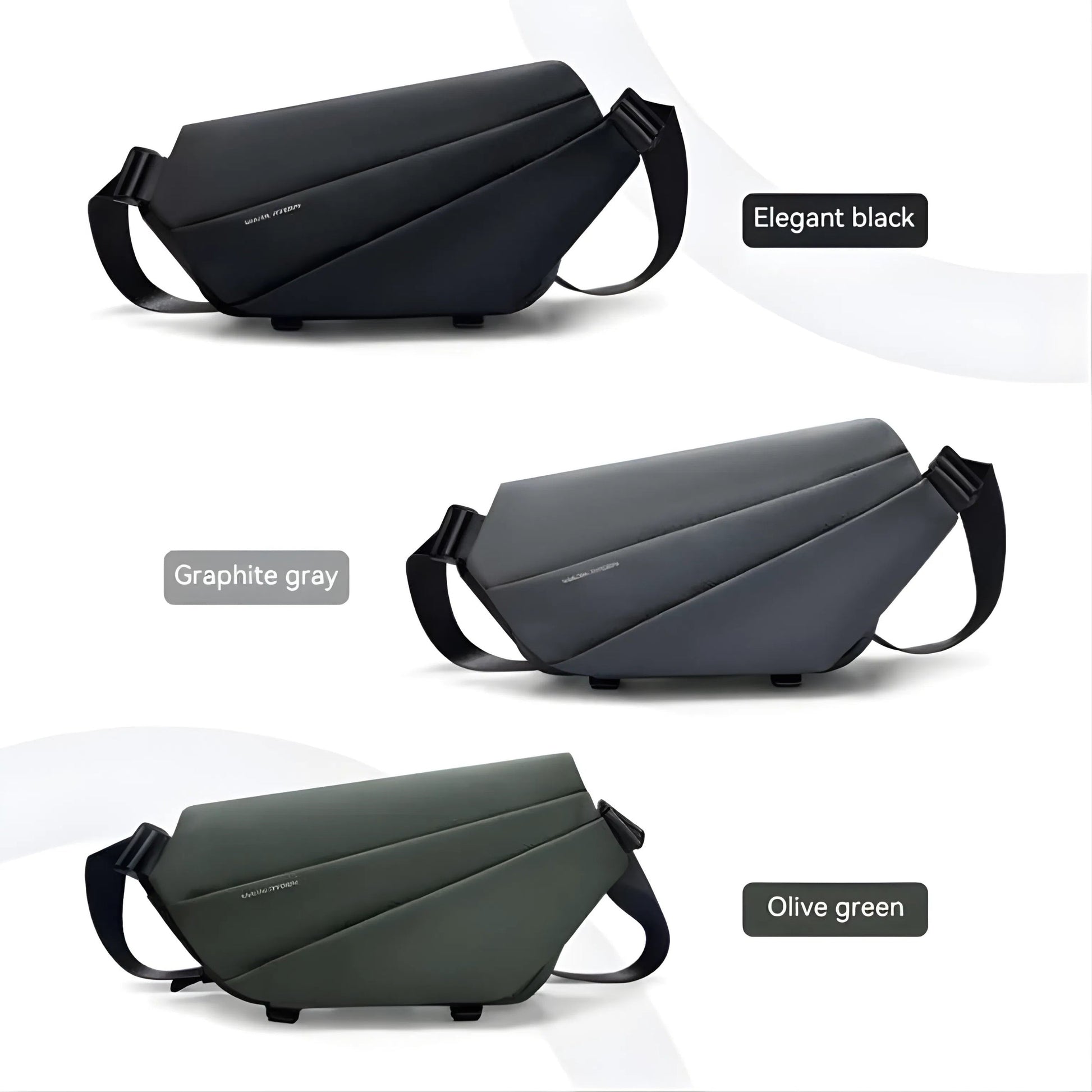 Backper Lupus Travel Oxford Backpack — back panel