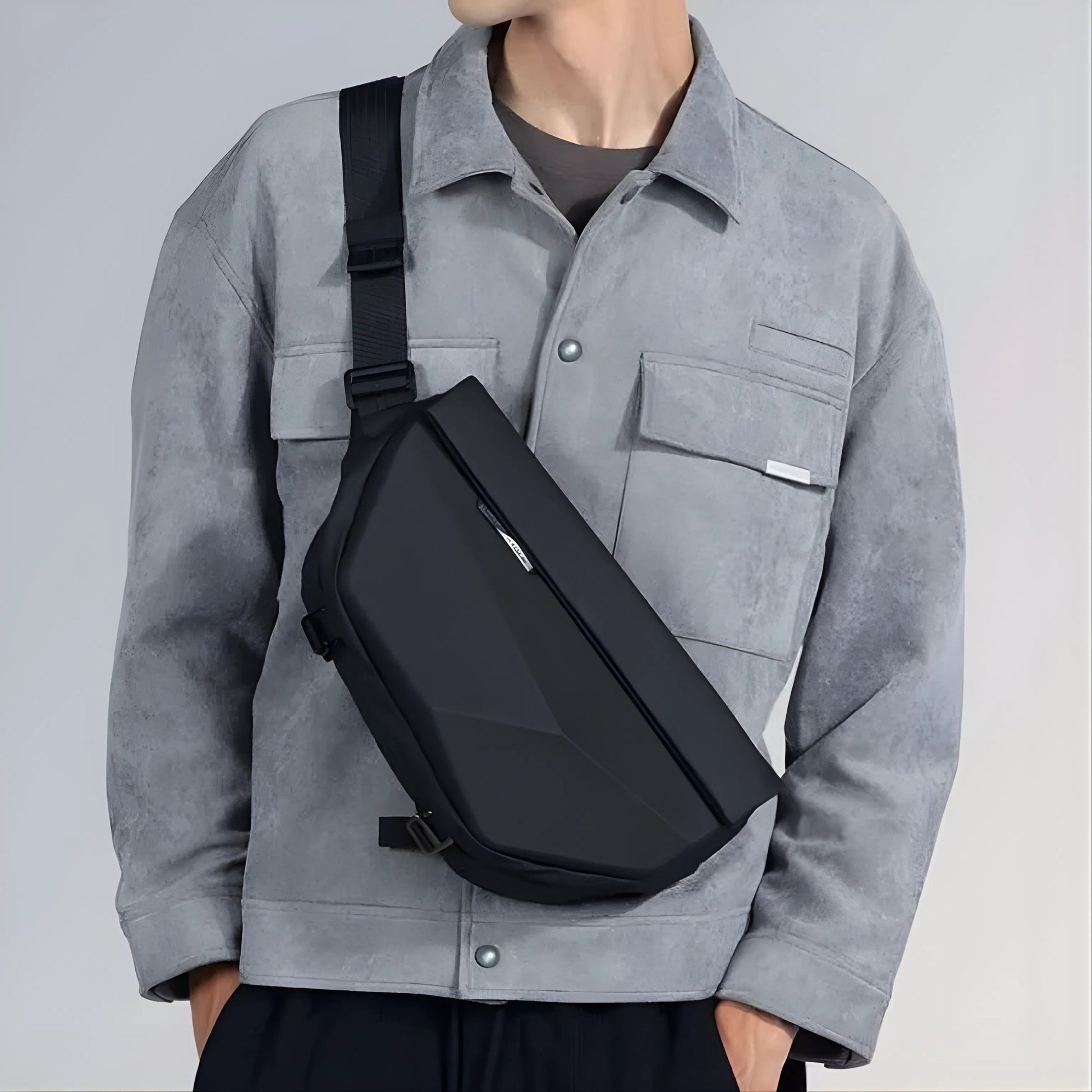 Backper Lacerta Waterproof Oxford Sling Bag — interior compartment