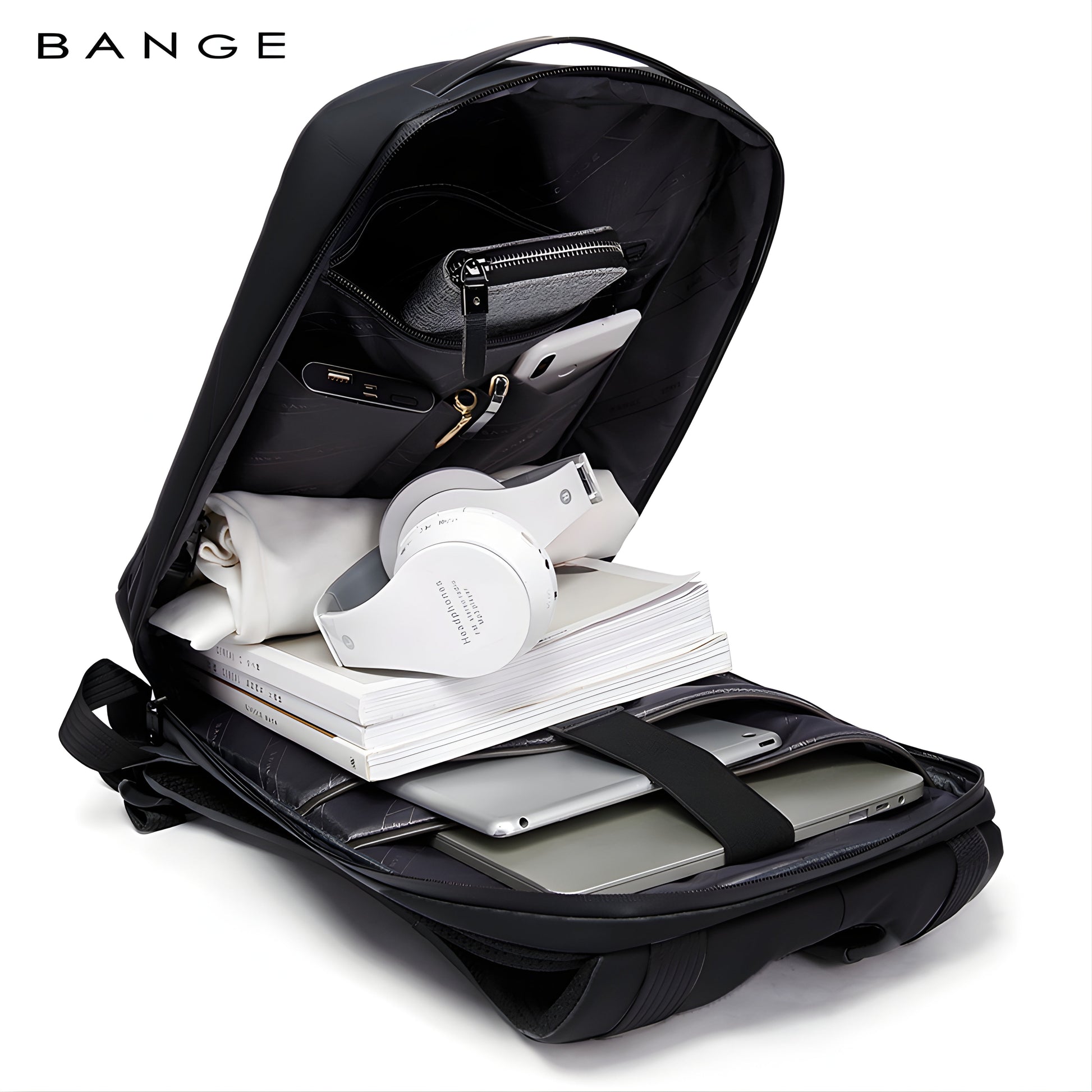 Backper Galaxy Anti-Theft Polyester Backpack — back panel