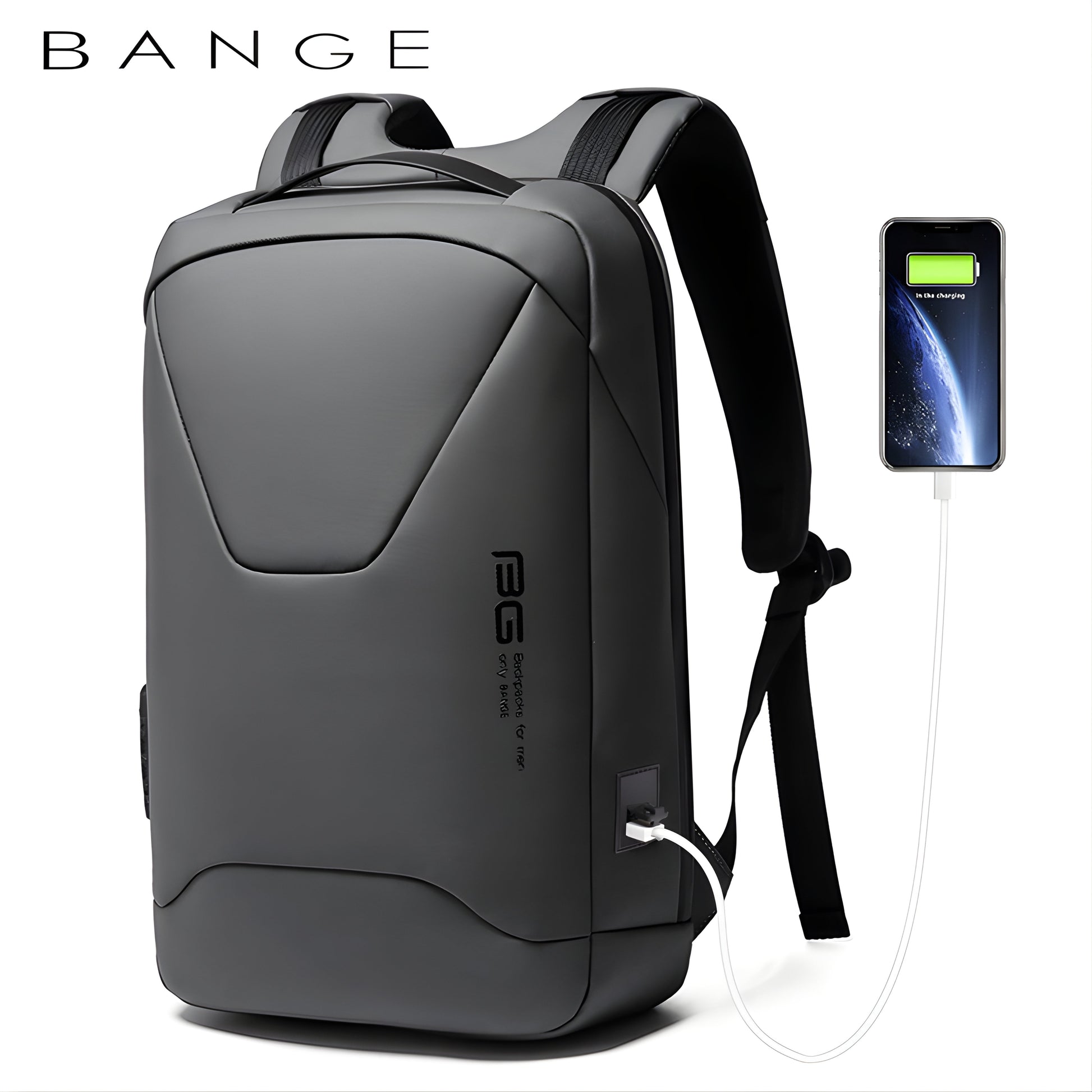 Backper Galaxy Anti-Theft Polyester Backpack — side detail
