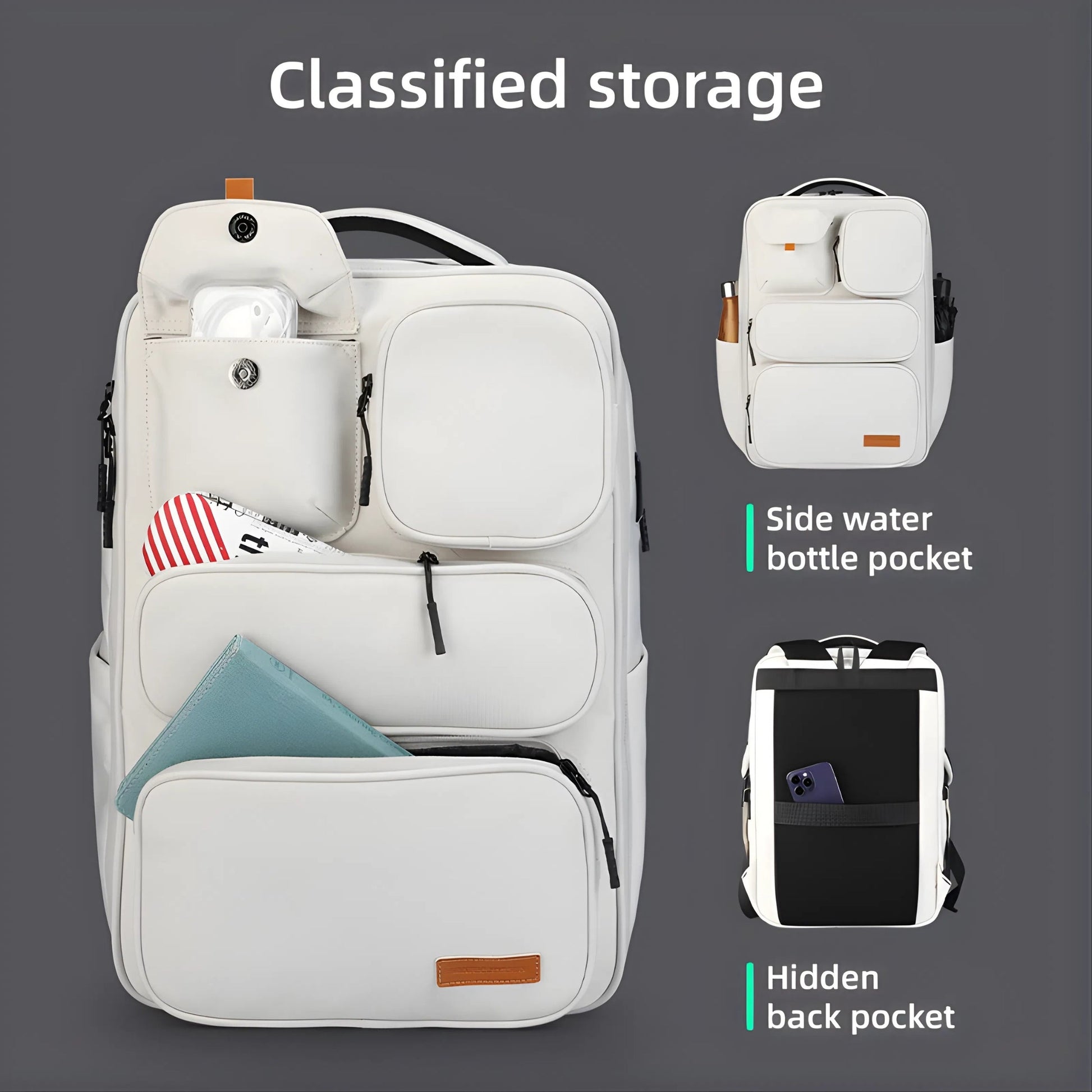 Backper Pisces Travel Oxford Backpack — color option