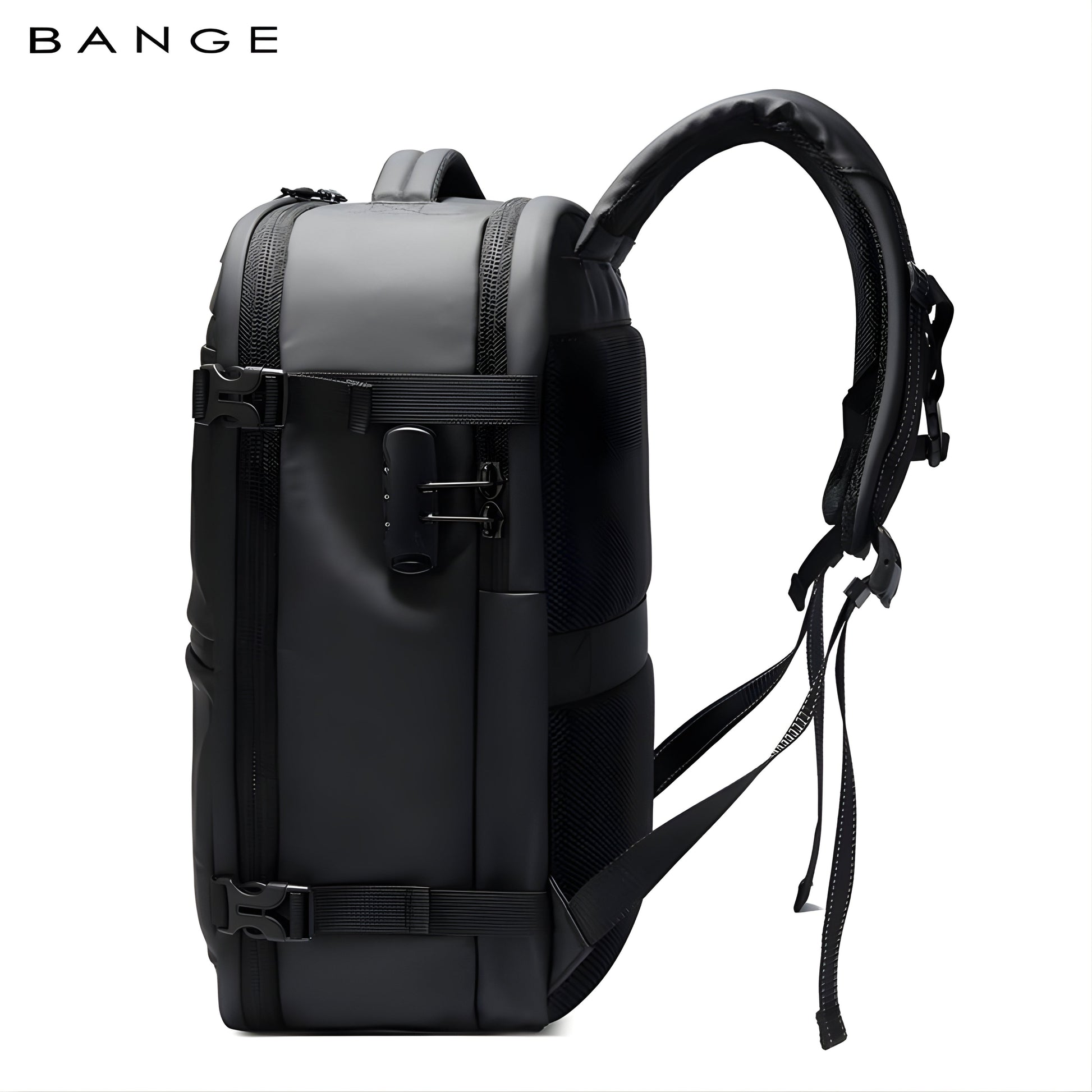 Backper Comet Anti-Theft Polyester Backpack — side detail
