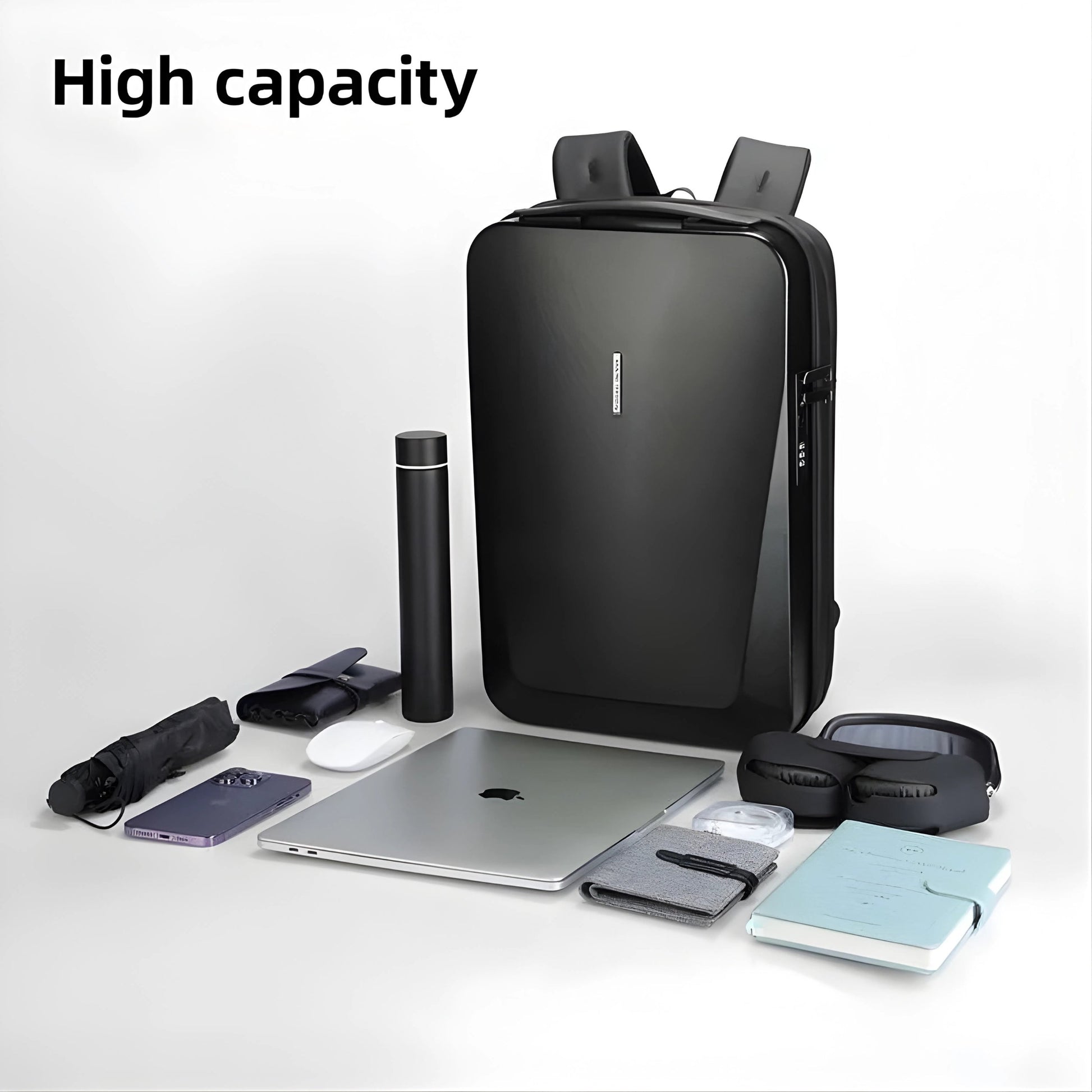 Backper Spiral Modern Oxford Backpack — size reference