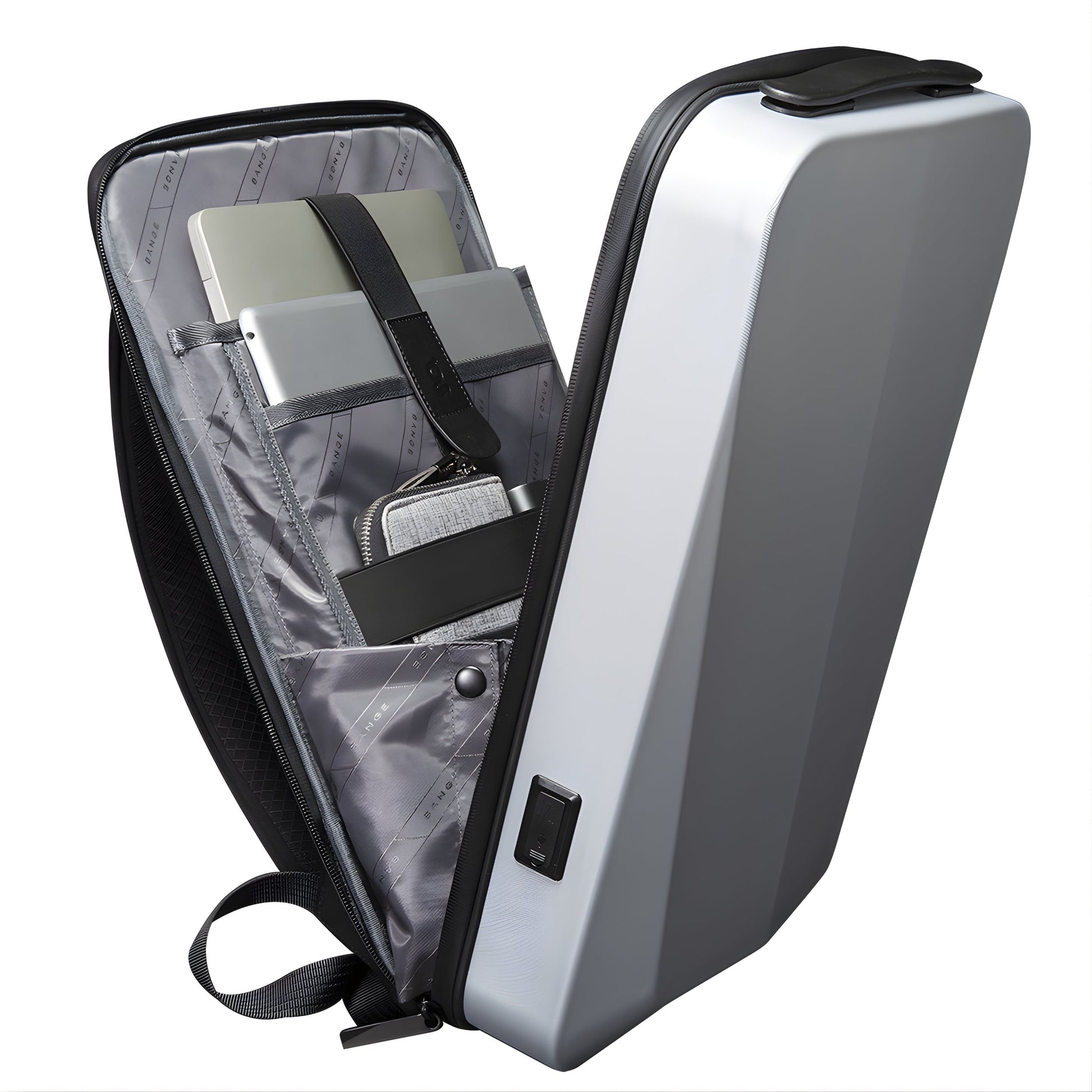 Backper Quasar Anti-Theft Polyester Backpack — interior compartment