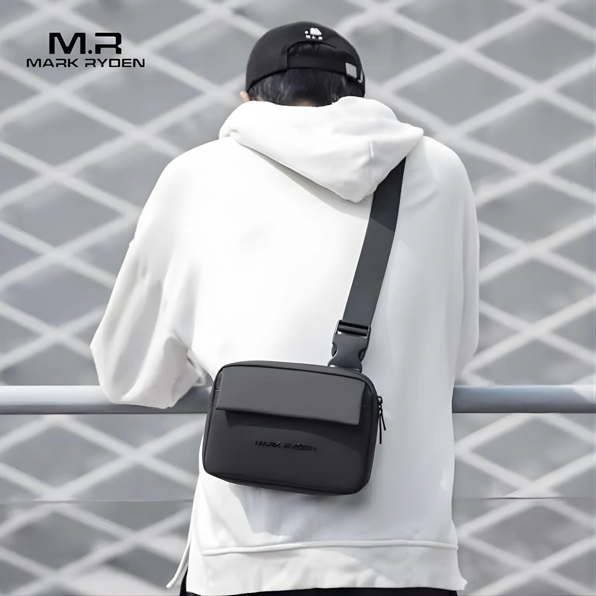 Backper Cepheus Waterproof Oxford Sling Bag — lifestyle shot