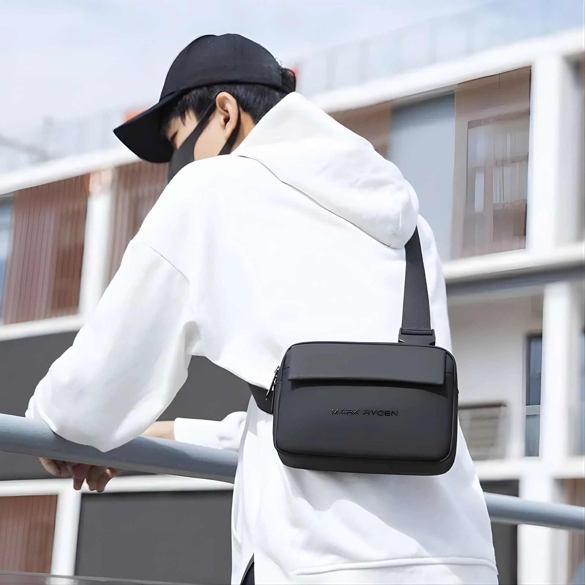 Backper Cepheus Waterproof Oxford Sling Bag — interior compartment