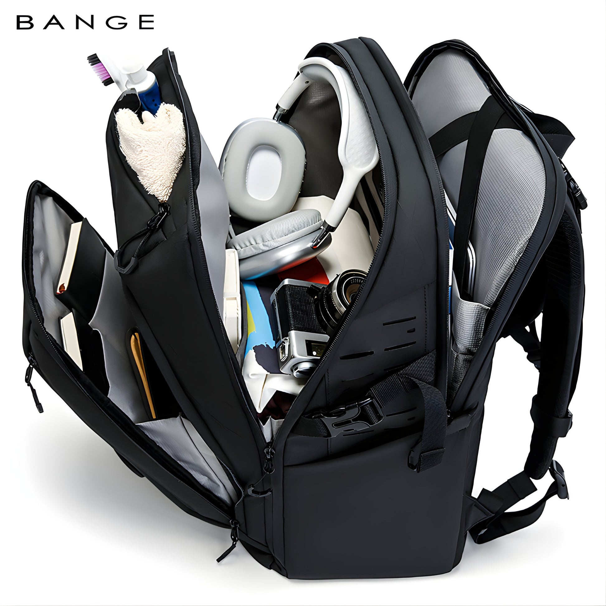 Backper Atlas Waterproof Polyester Backpack — interior compartment